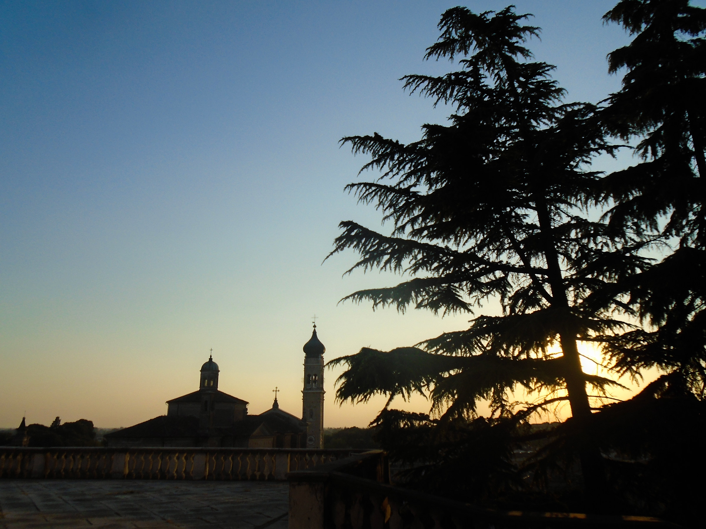 The sunset to my country