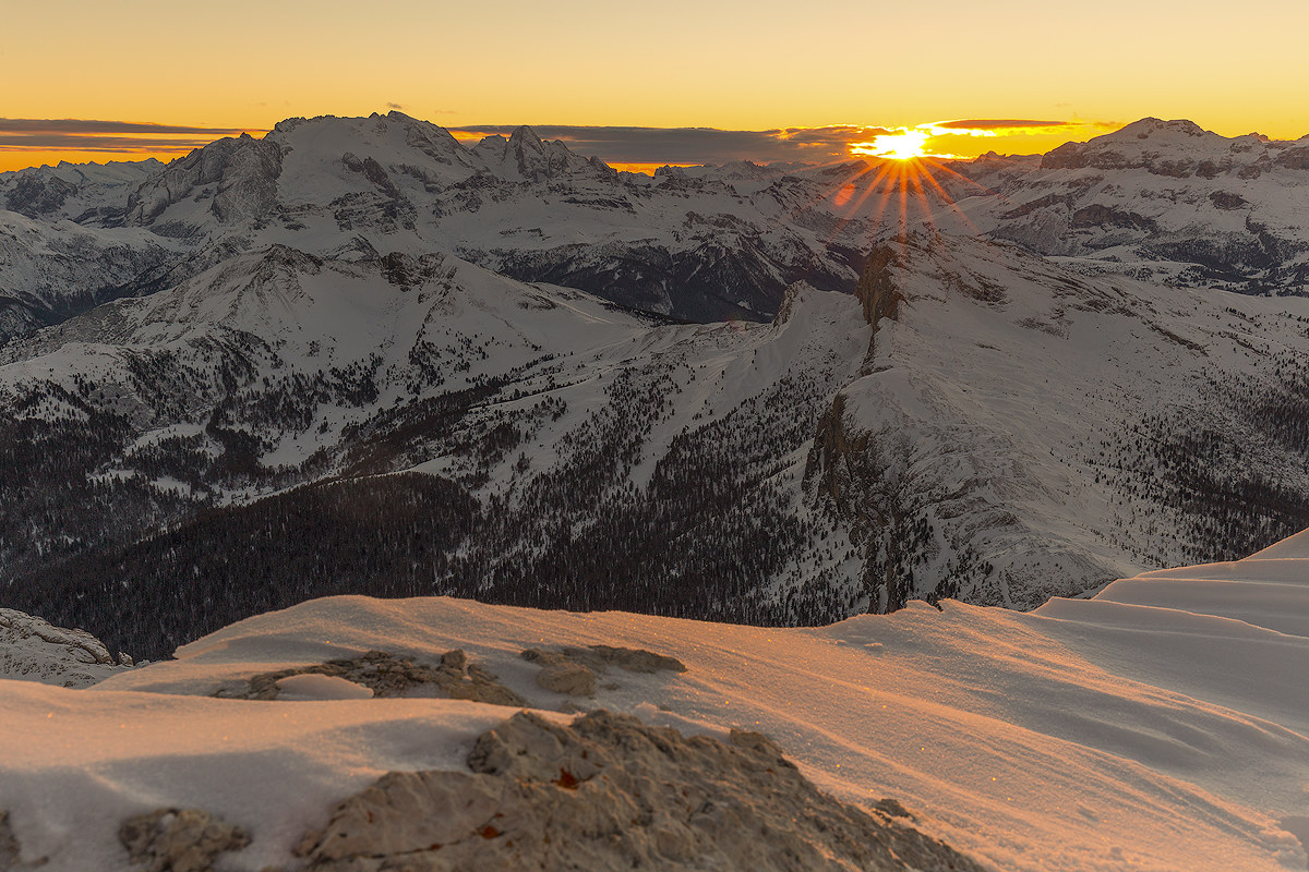 sunset from Lagazuoi! : =)