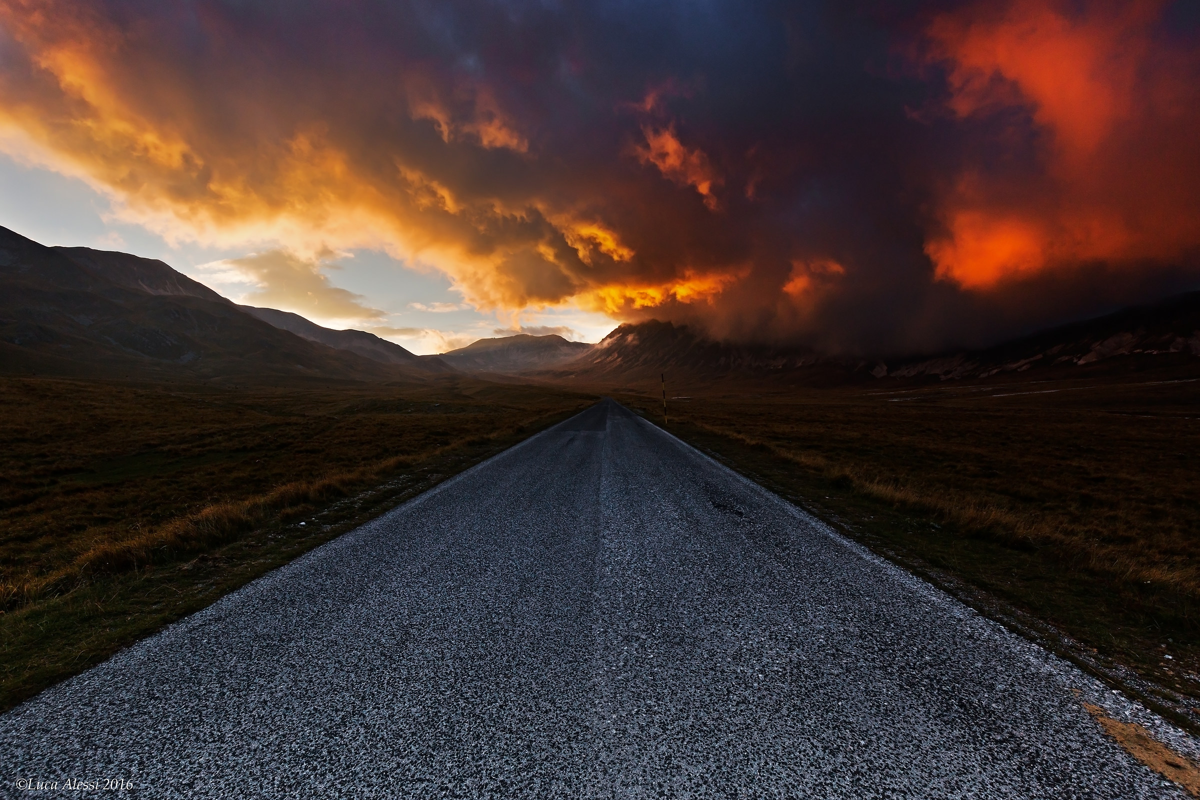 Tramonto on the road