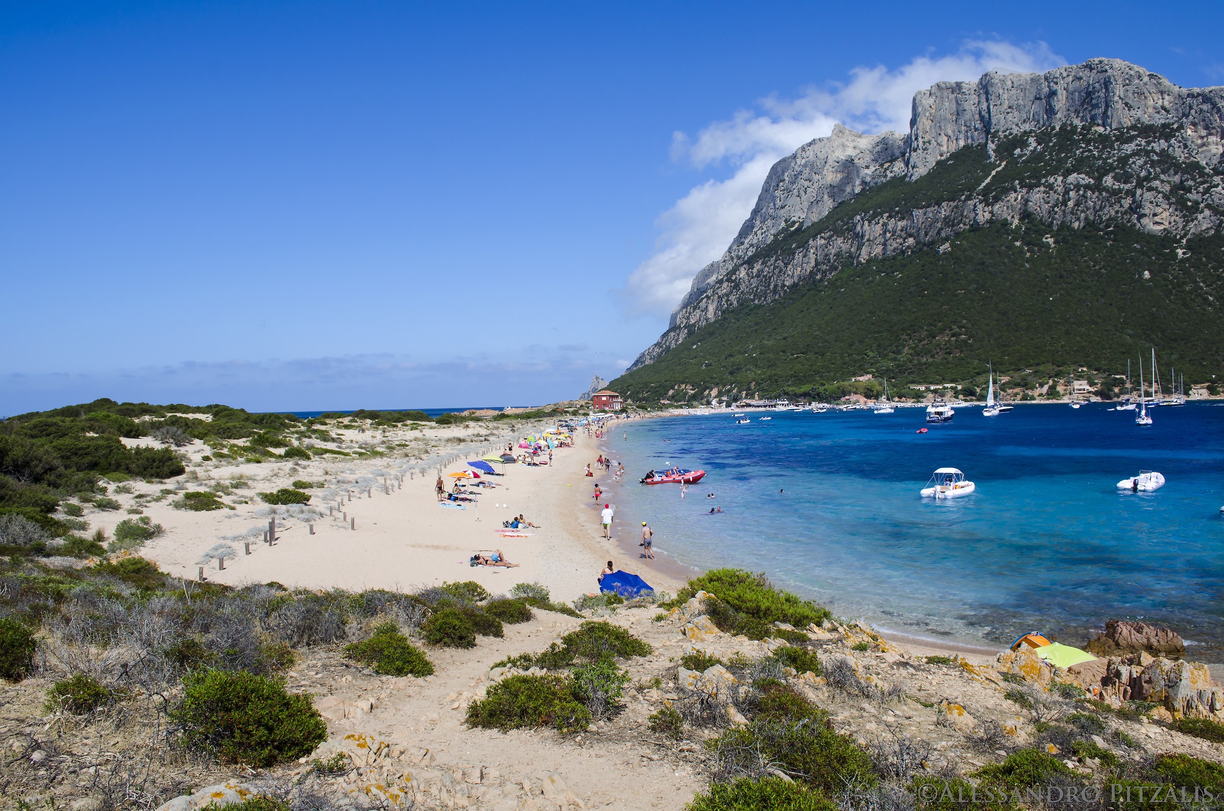 Tavolara: sky, sea, sand, mountains