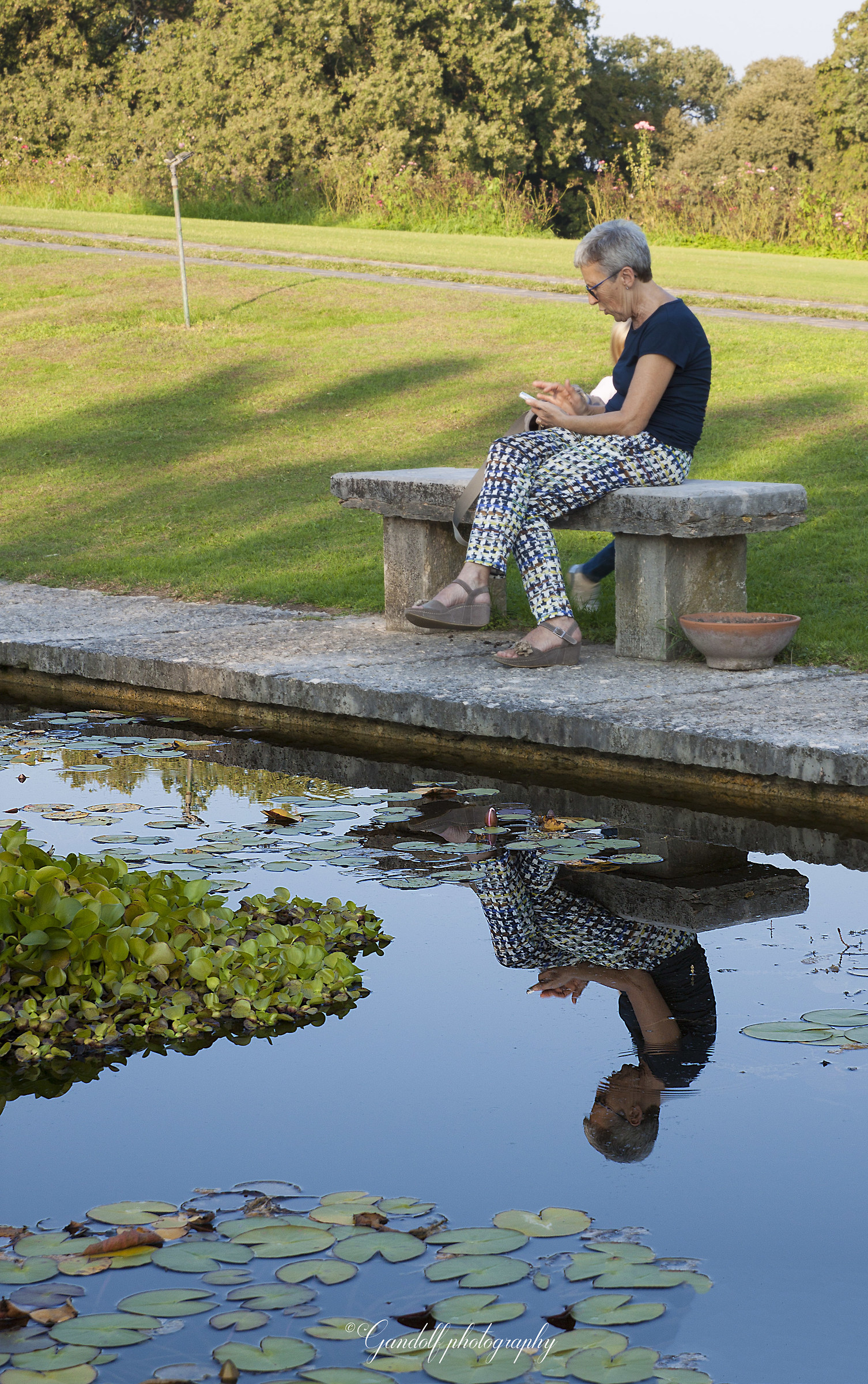 Reflected in his reflections