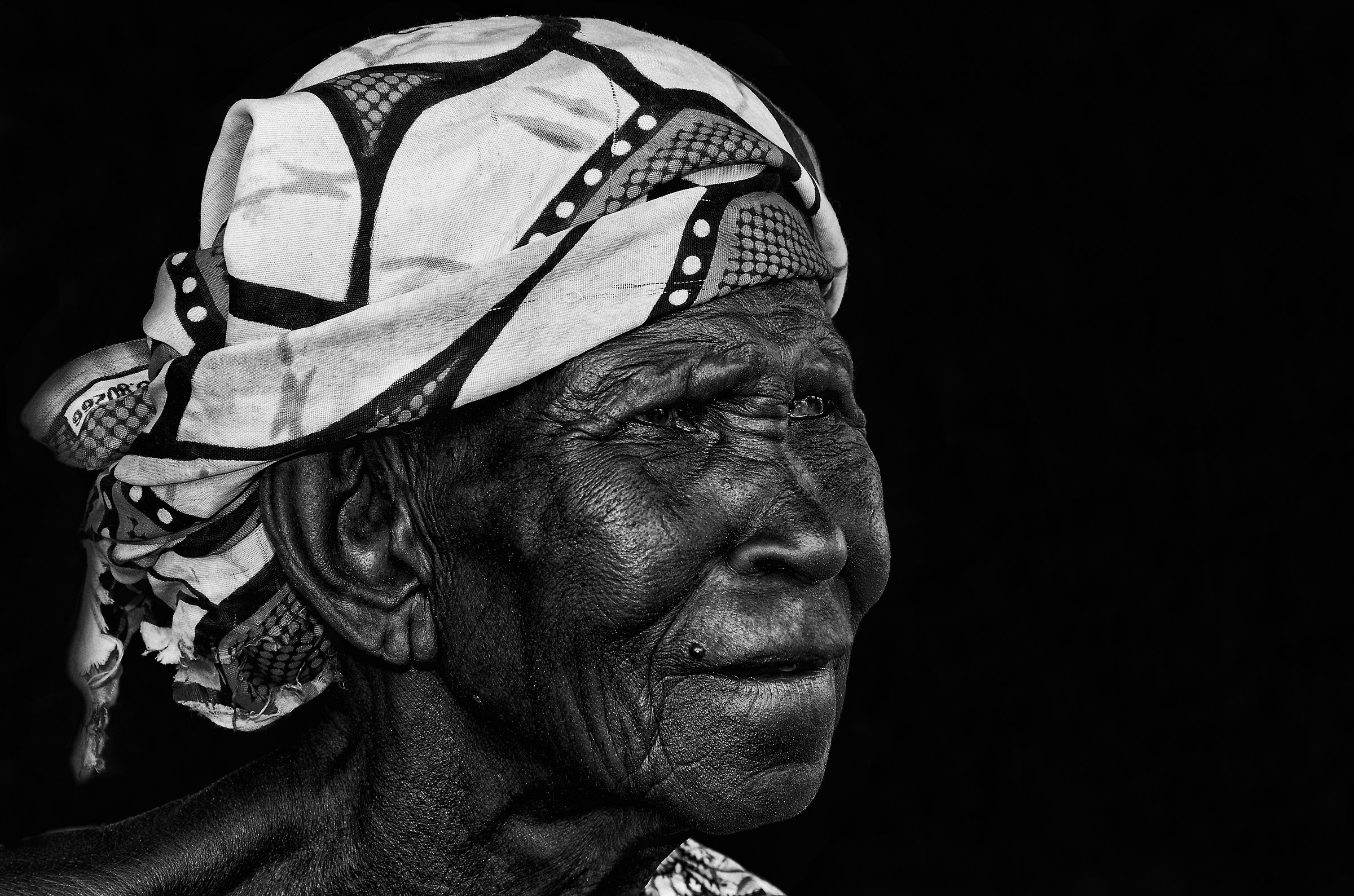 The queen of a village in Senegal