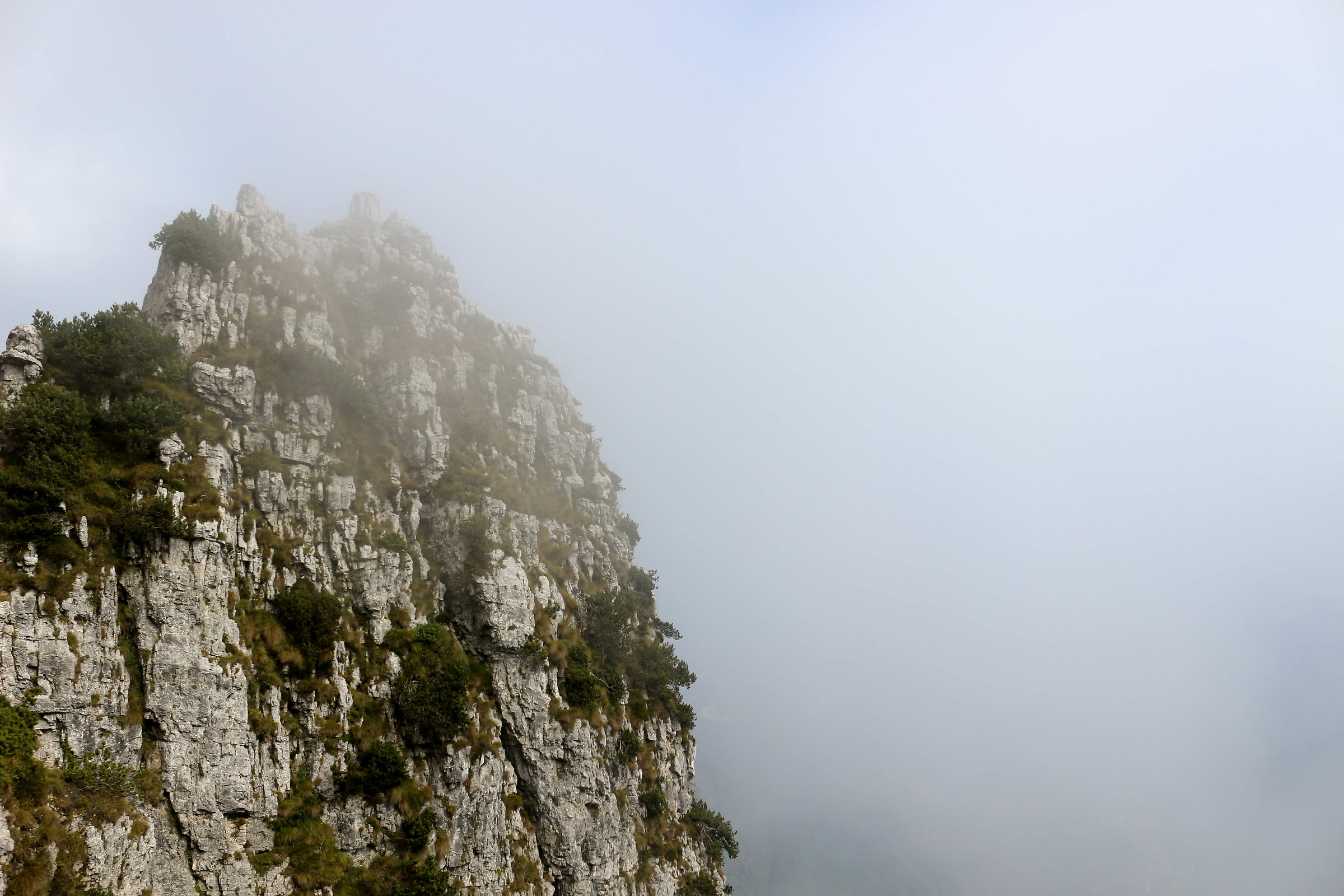 Nestled in the clouds