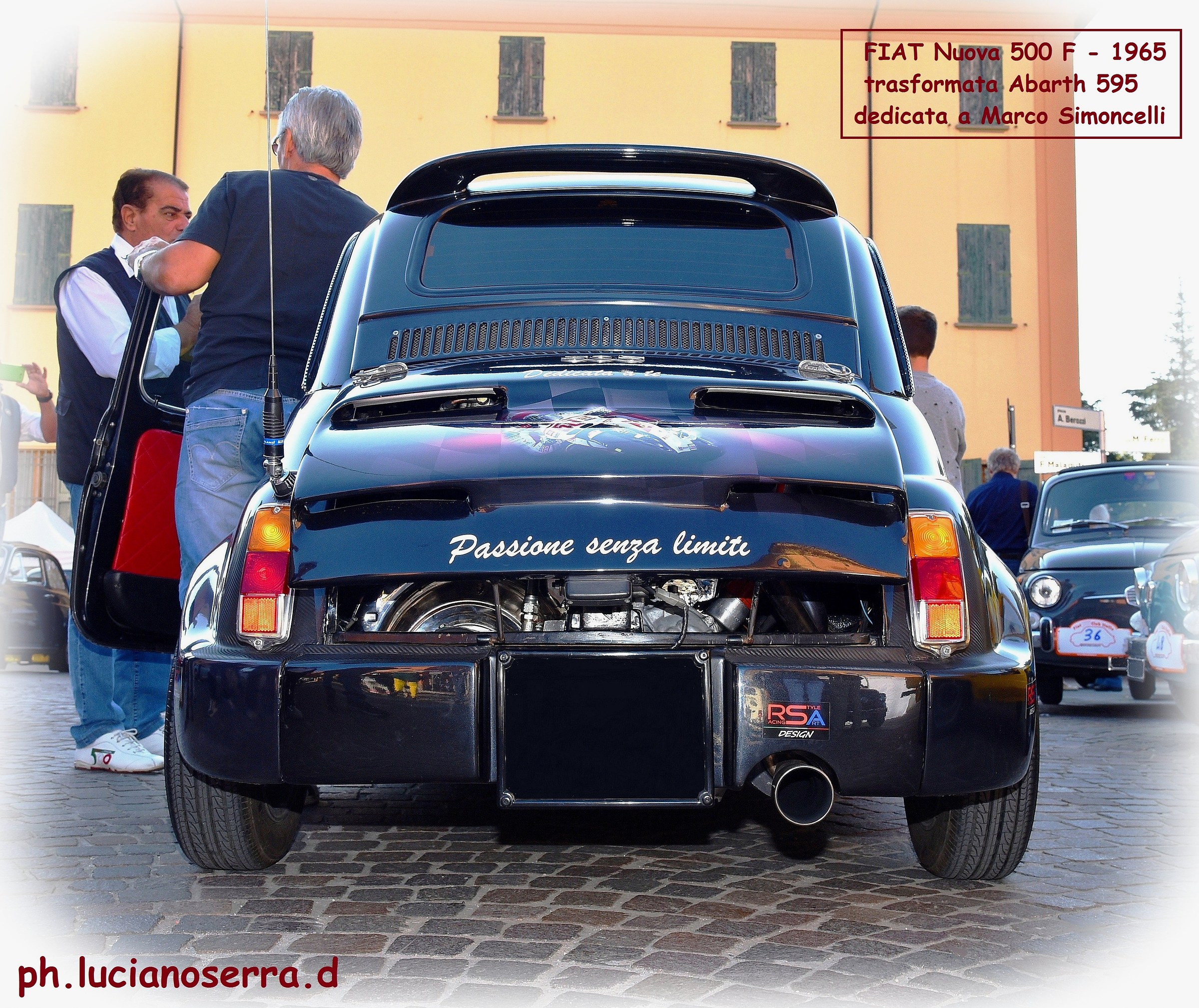 Fiat Nuova 500 F - 1965 trasformata Abarth 595