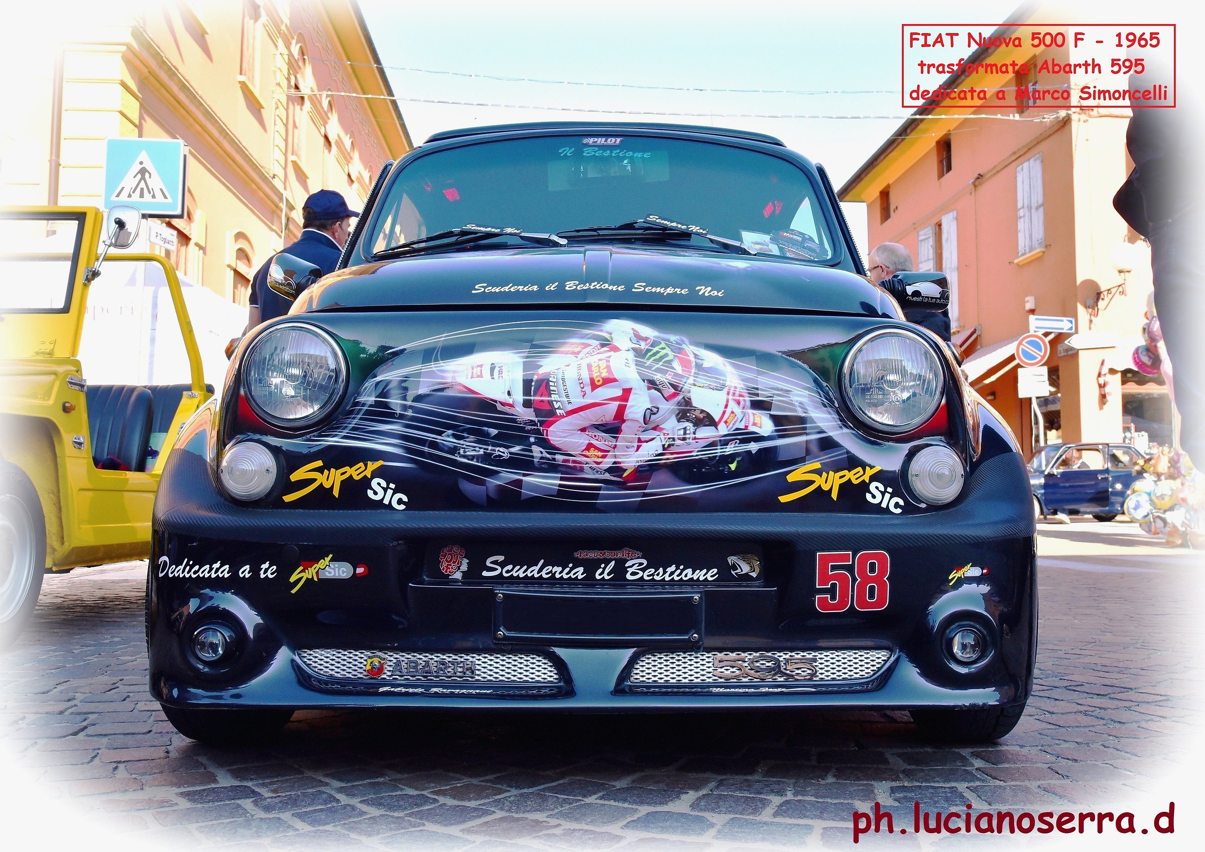 Fiat Nuova 500 F - 1965 trasformata Abarth 595