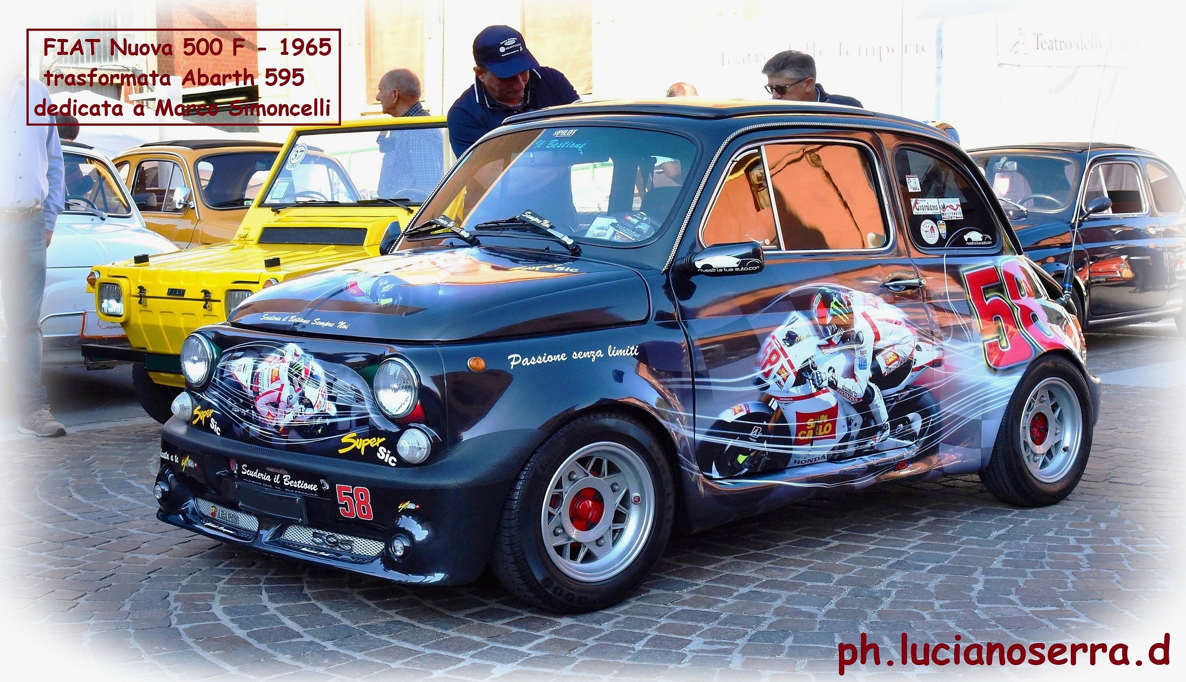 Fiat Nuova 500 F - 1965 trasformata Abarth 595
