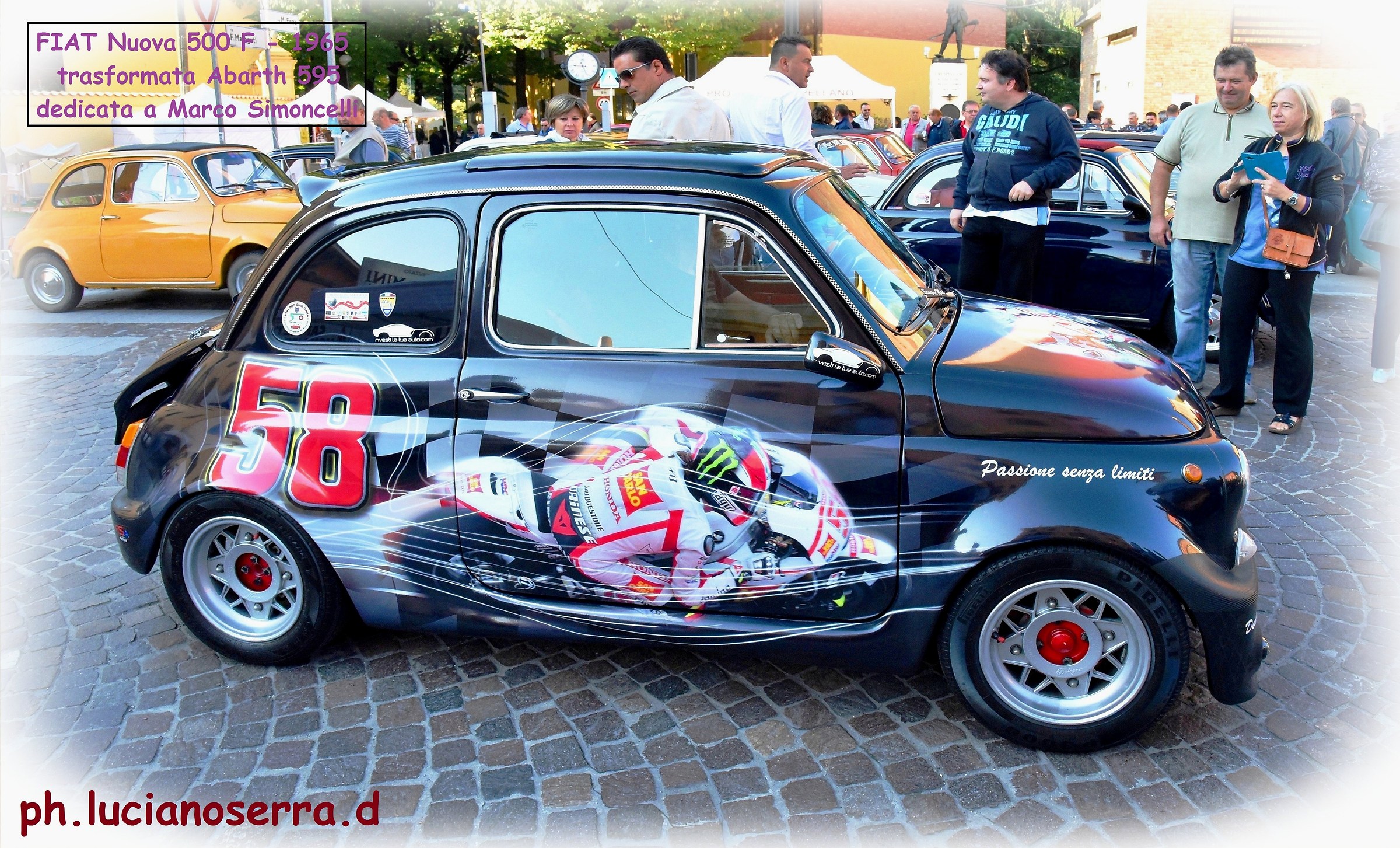 Fiat Nuova 500 F - 1965 trasformata Abarth 595