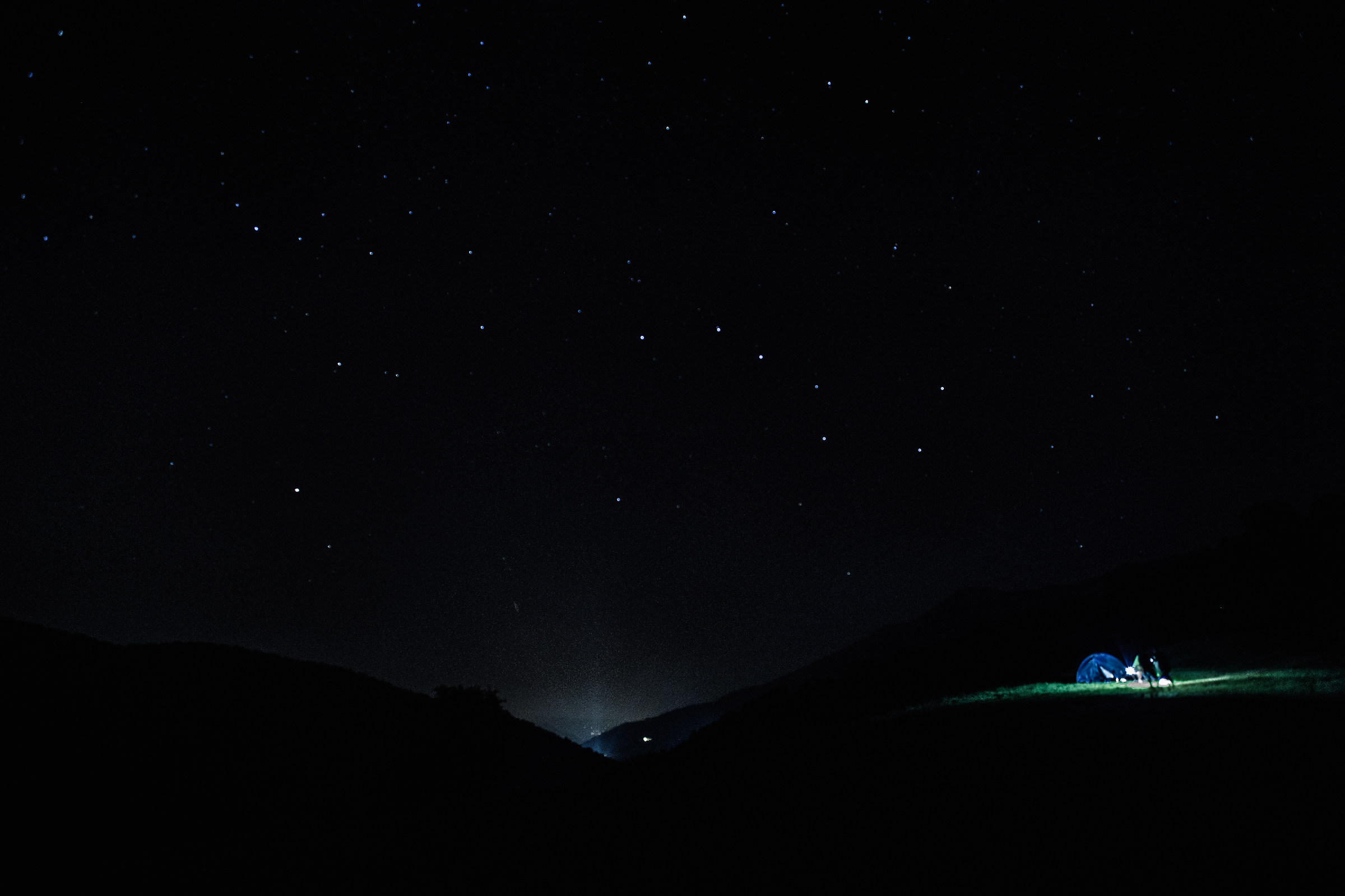 night under the stars