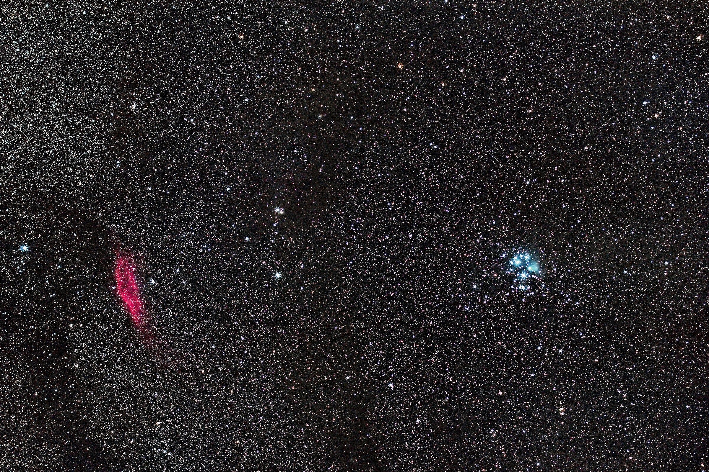 M45 & ngc1499! 3° test!