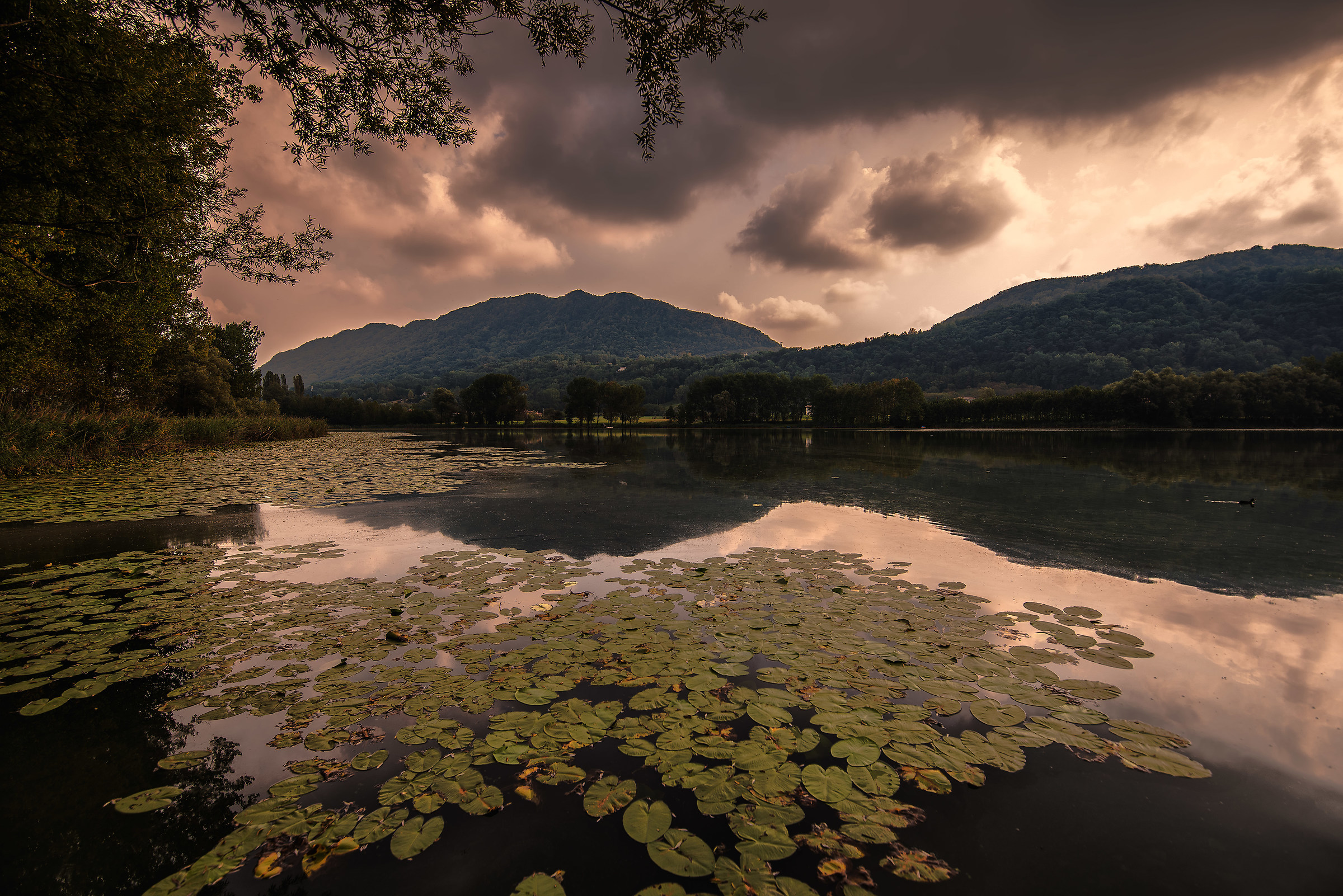 lago di Revine presso la fraz. di Santa Maria