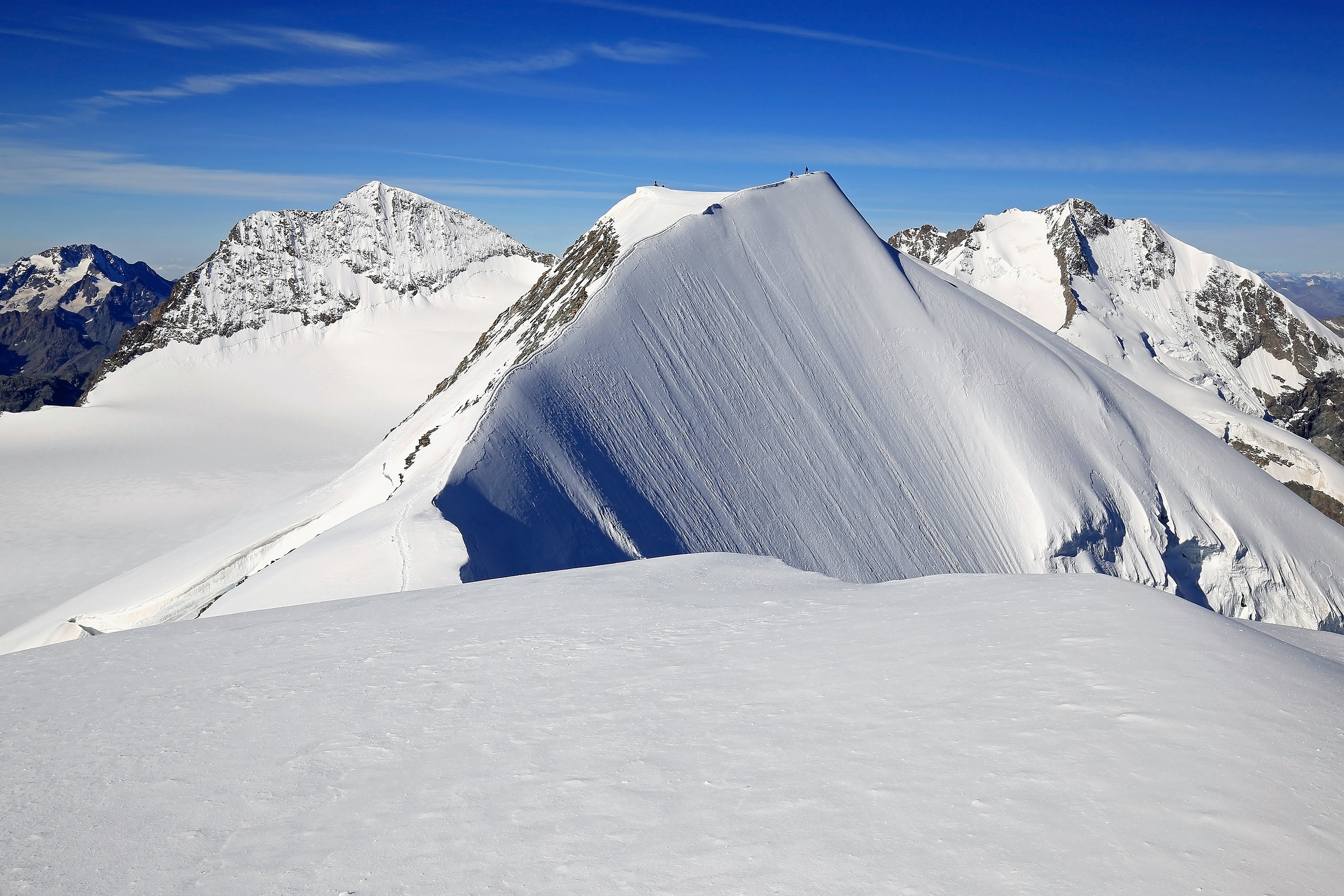 Crast'Agüzza, Muot from Palü and Piz Bernina f...