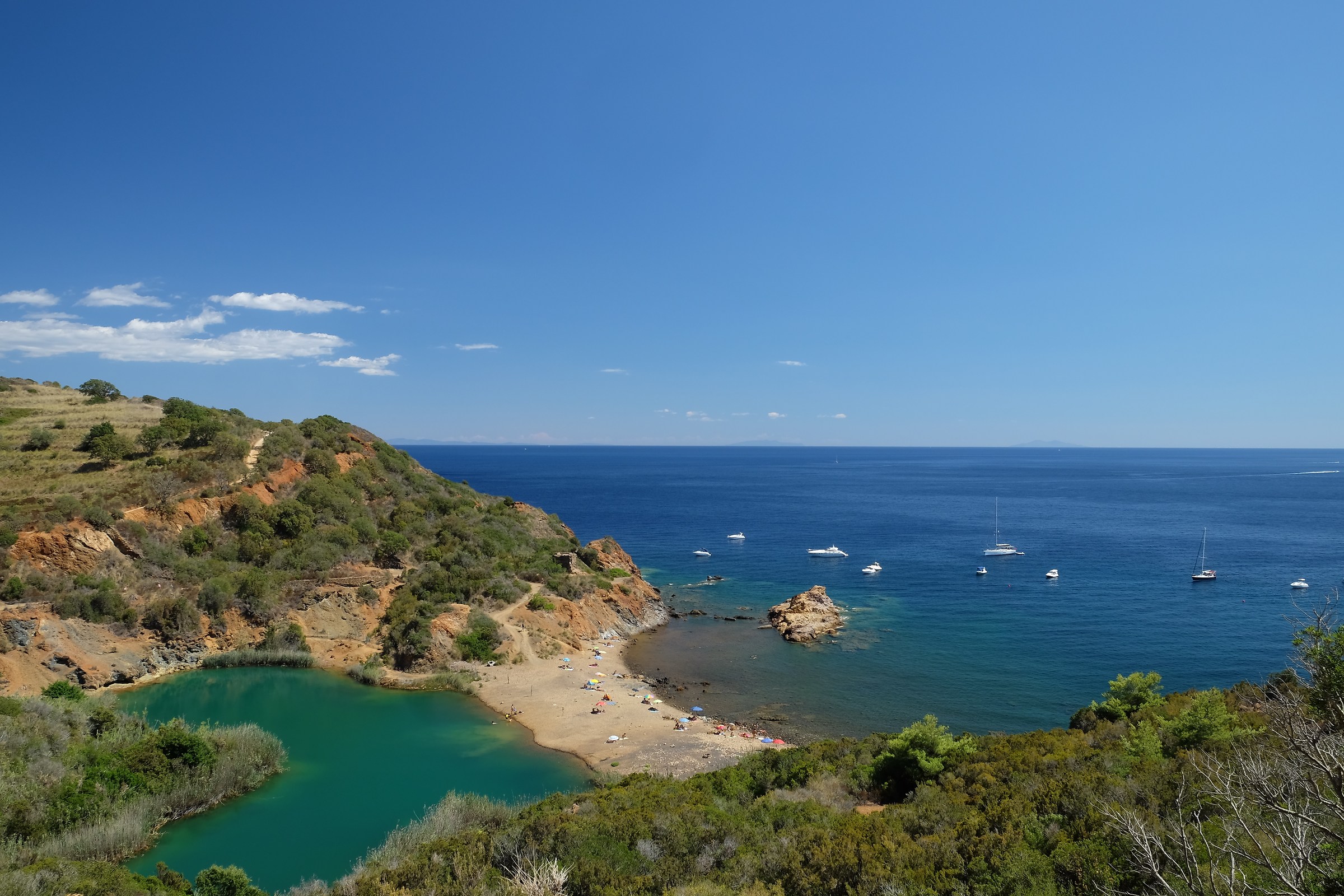 Elba, the Lagoon Beach, Porto Azzurro