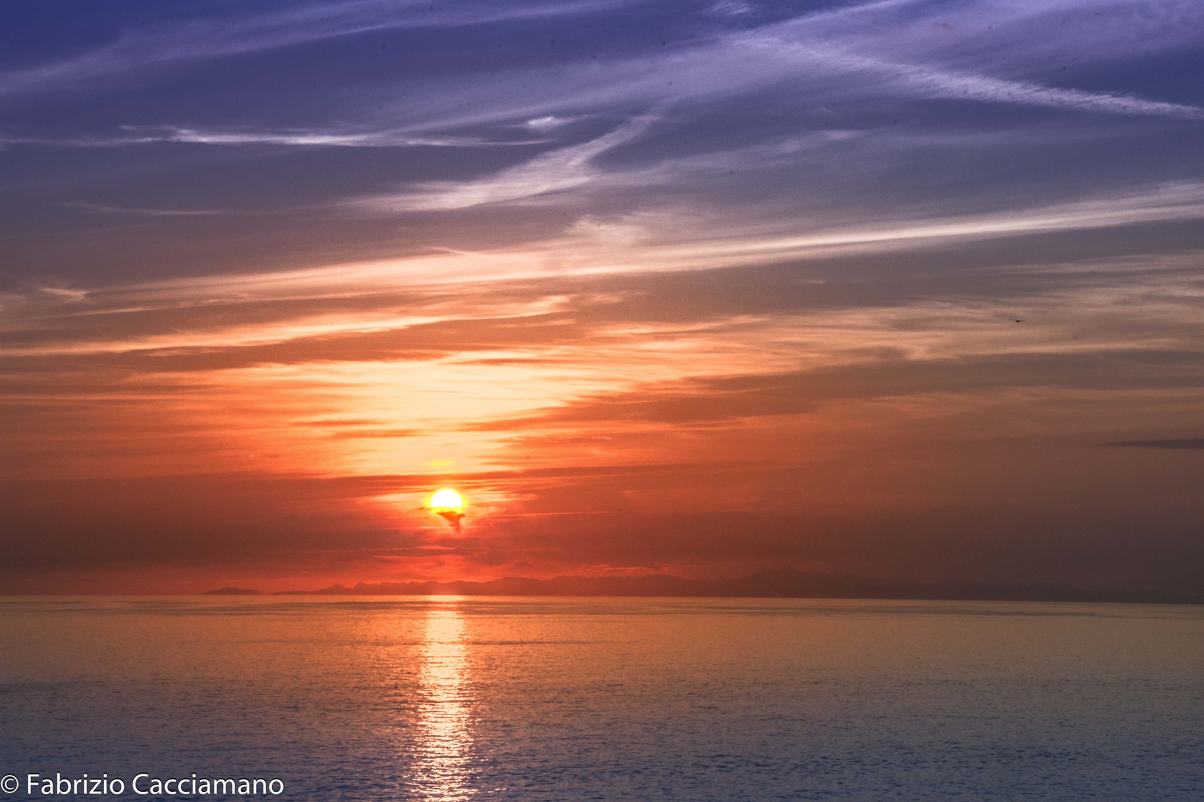 The sea of ??Manarola