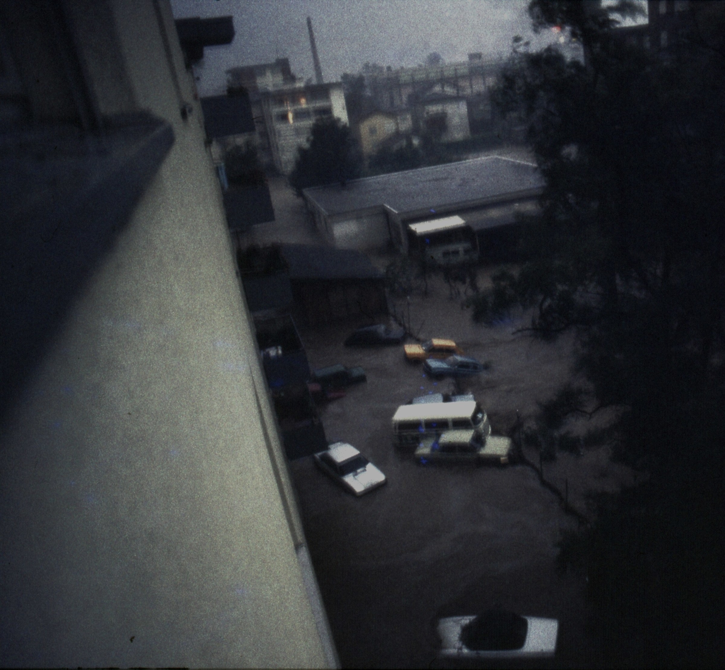 The floodwater evening August 7, 1978