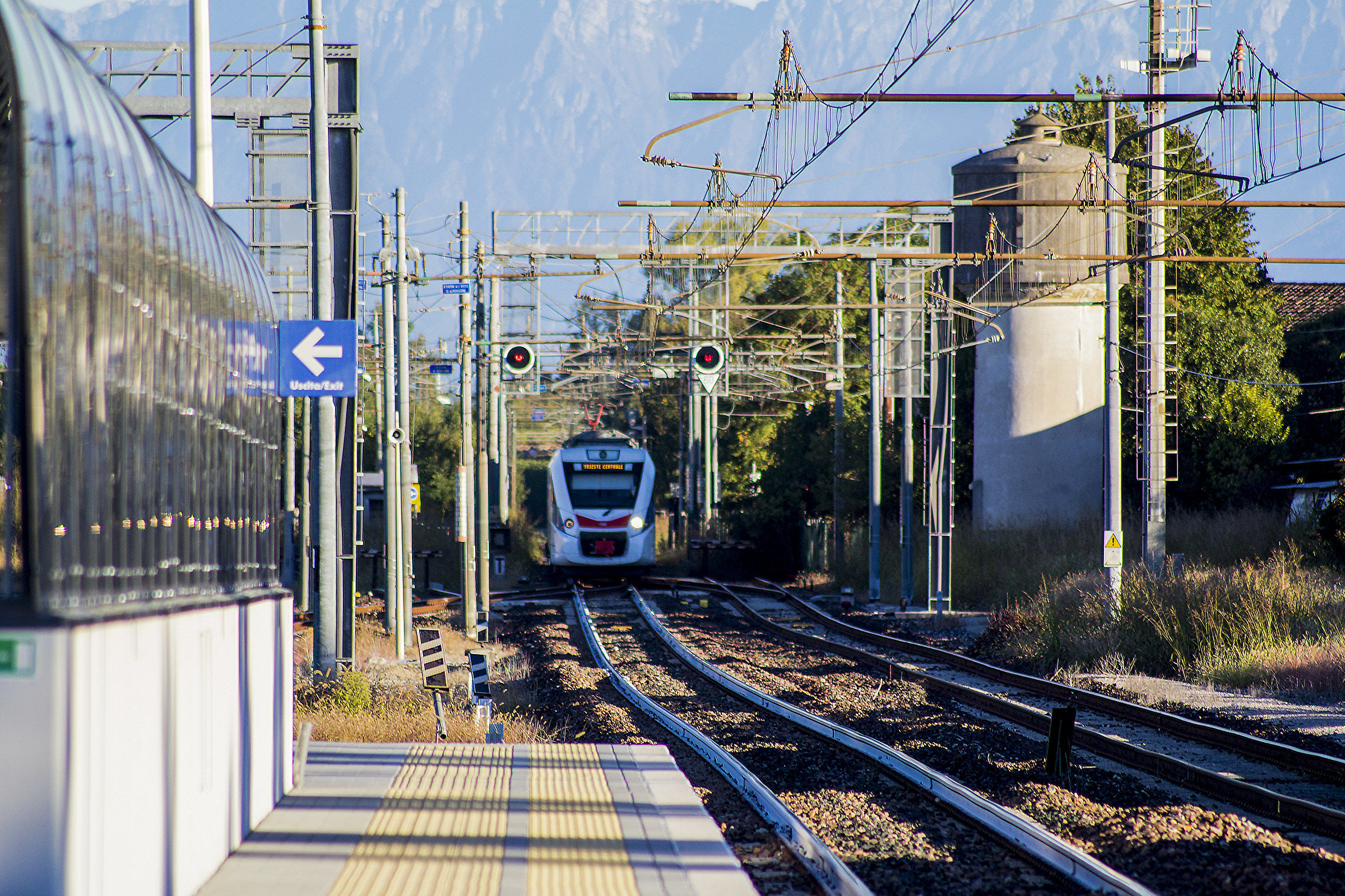 Arriva il treno Palmanova