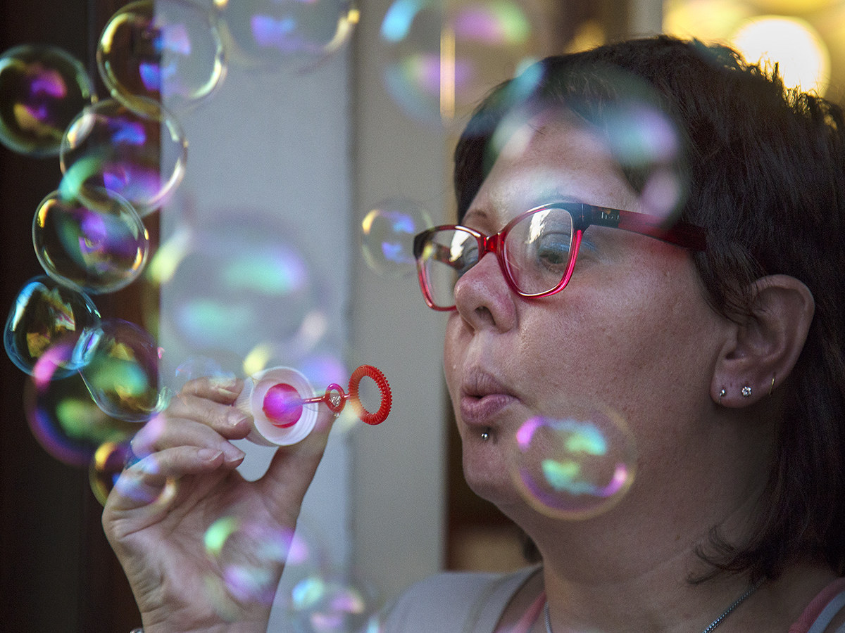 La magia delle bolle di sapone