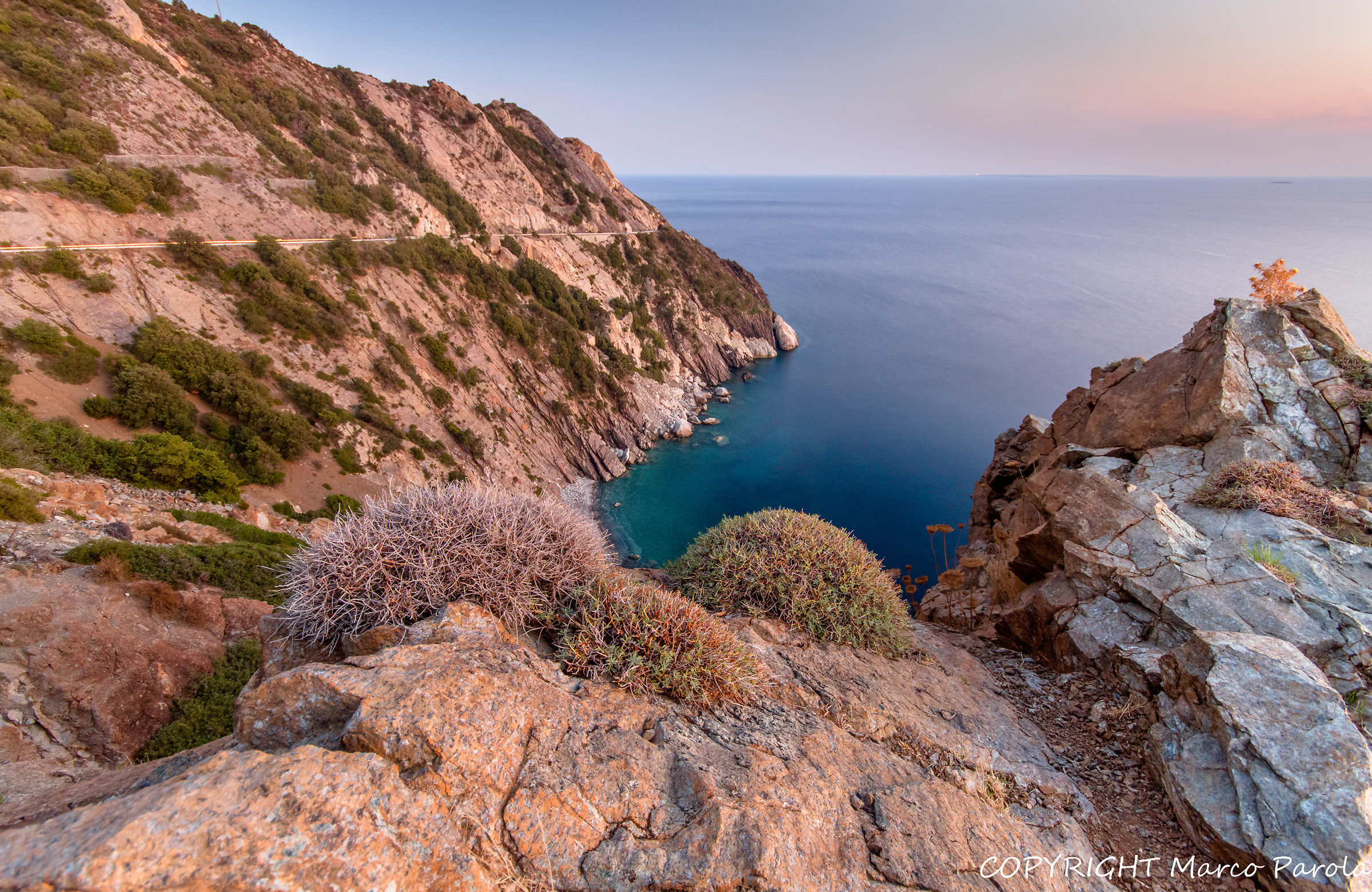 Tramonto all'isola d'Elba