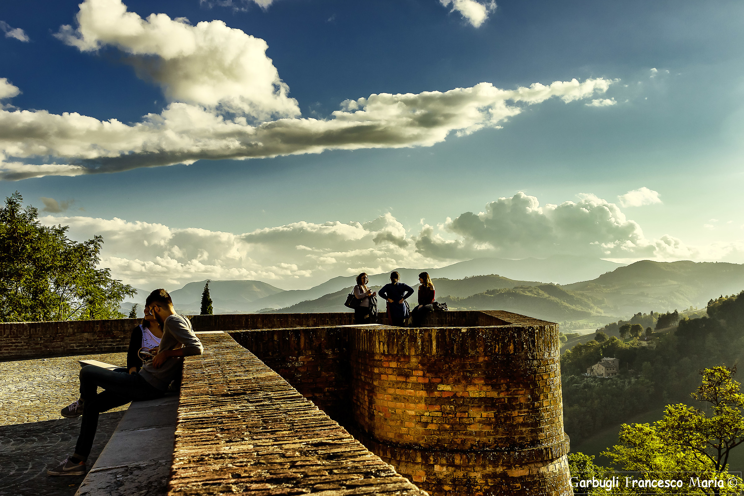 Enjoy the sunset in Urbino