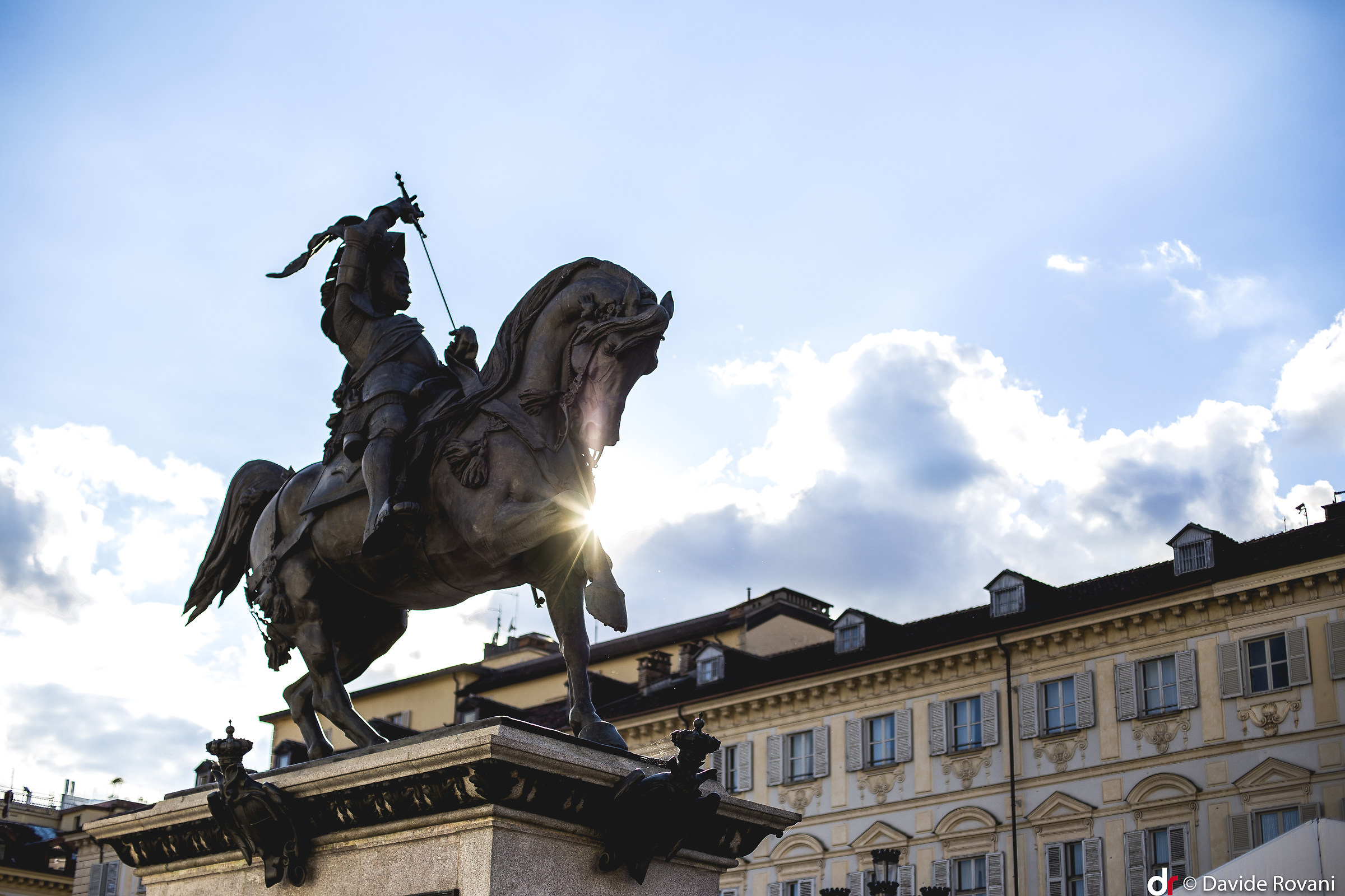 Statue of Emanuele Filiberto di Savoia, Caval ëd Bronz