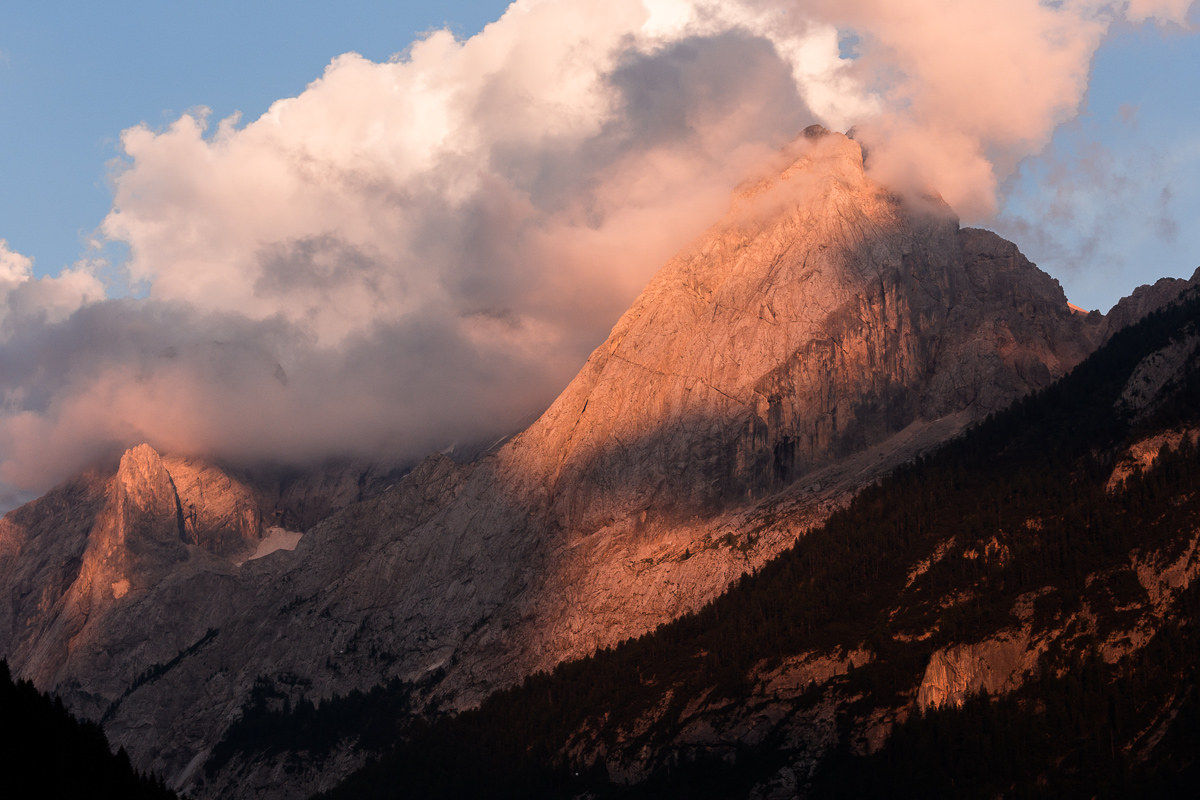 Sunset on the "Gran Vernel" ...