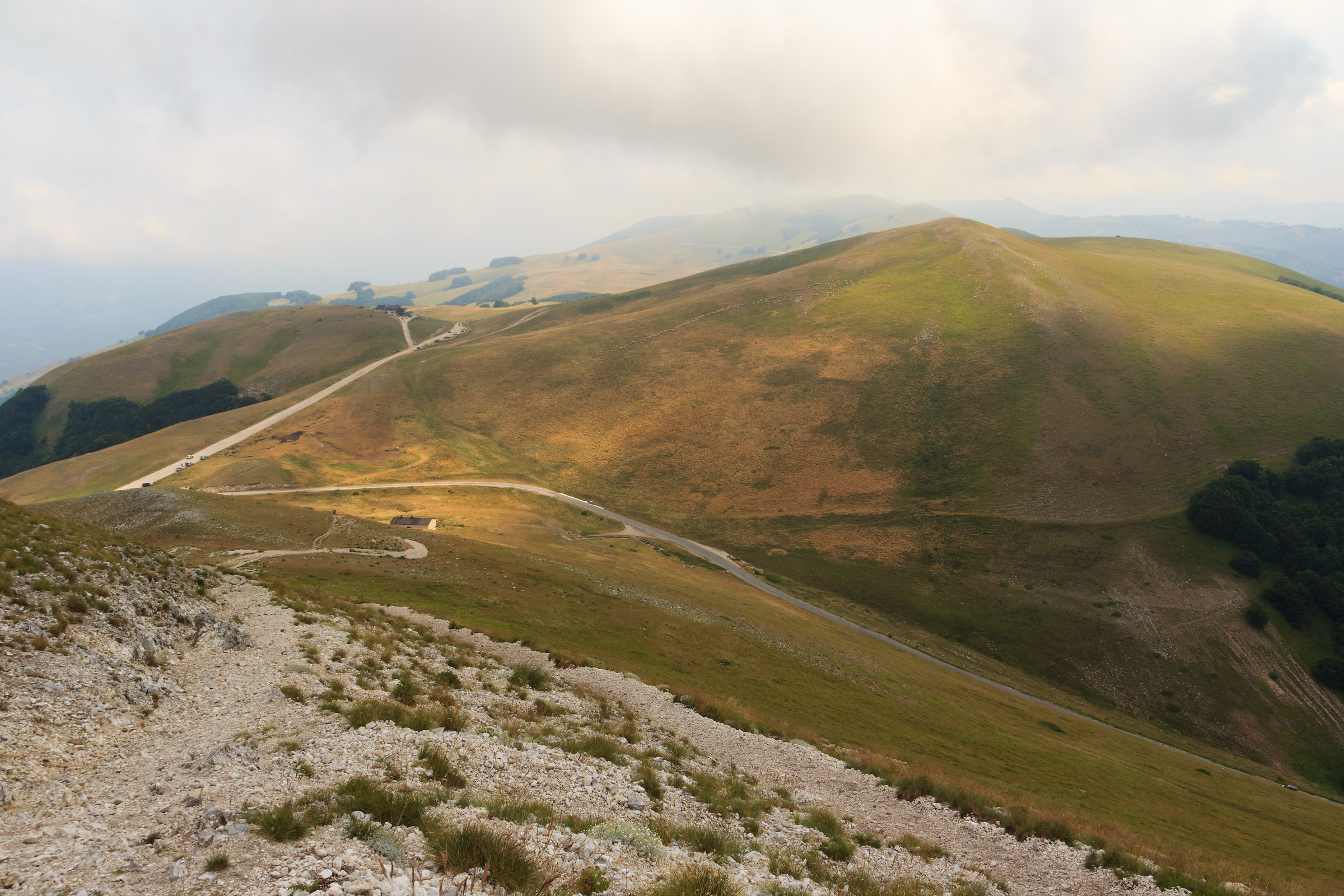 Descent from Mt.Vettore