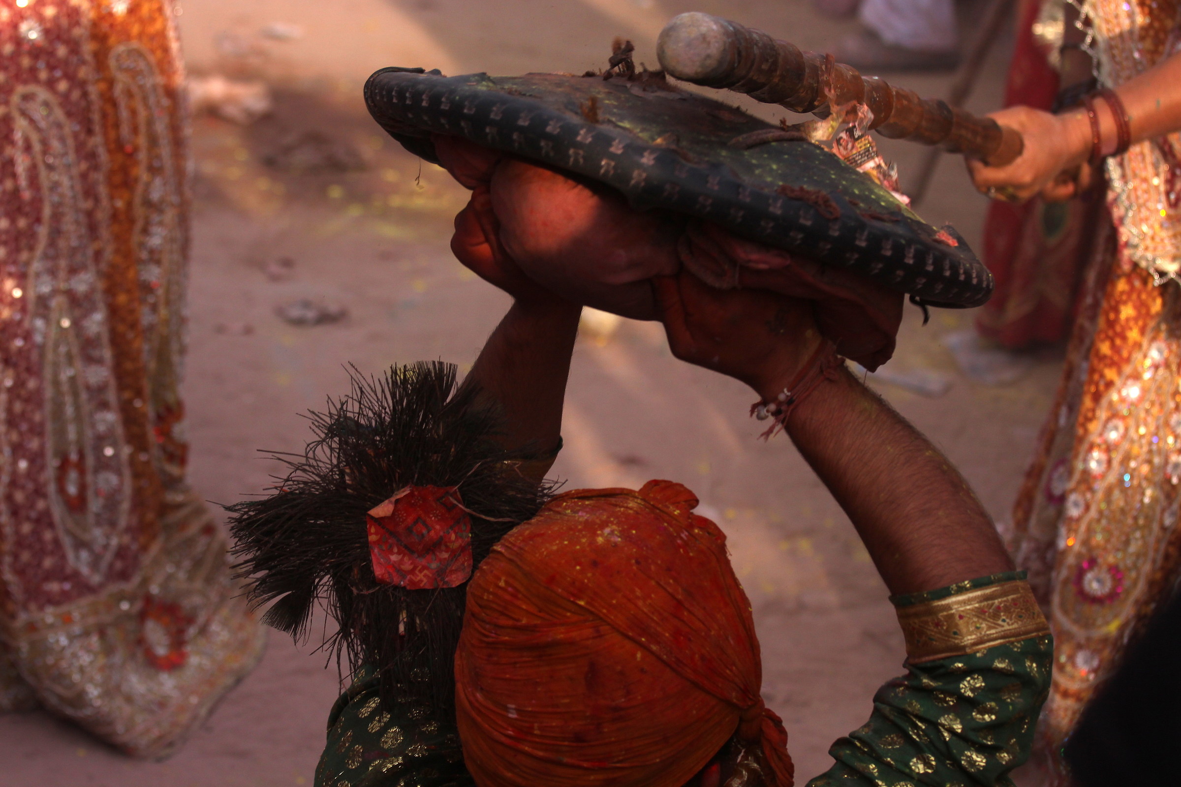 Holi festival Barsana