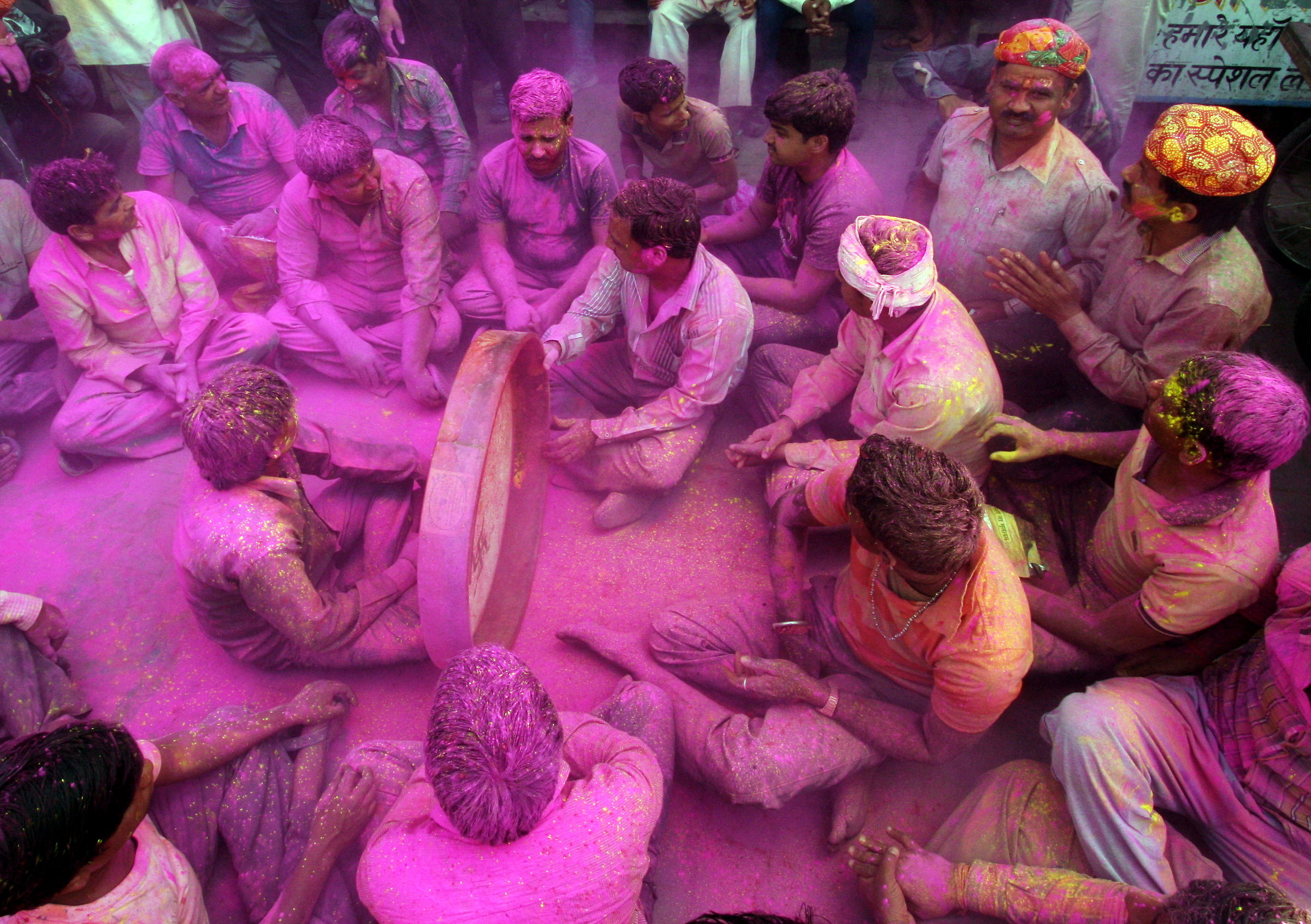 Holi festival Nandgon