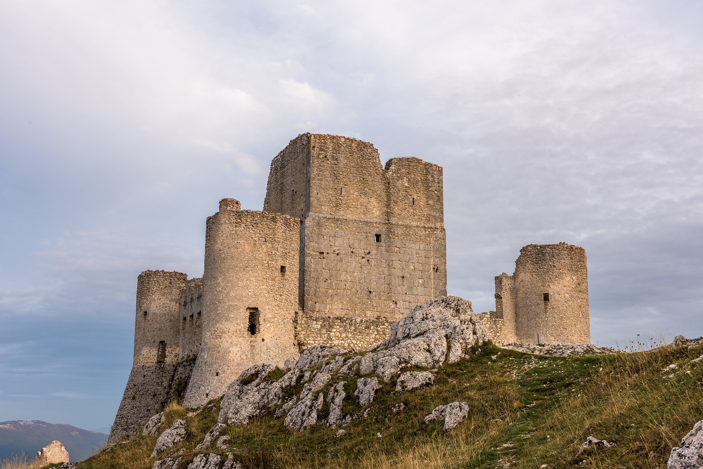 La rocca da un'altra prospettiva