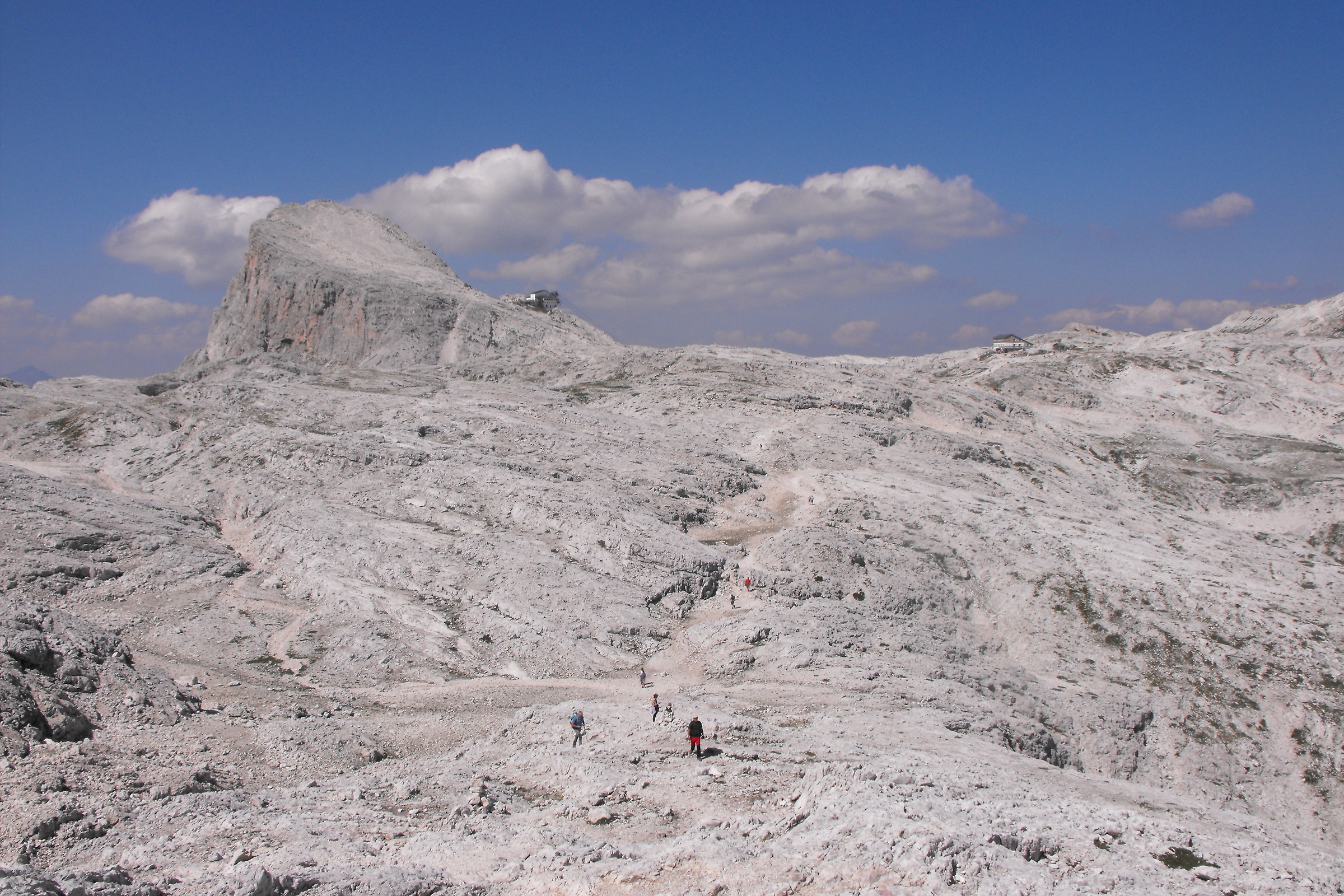 Rosetta hut - plateau of the Pale di San Martino