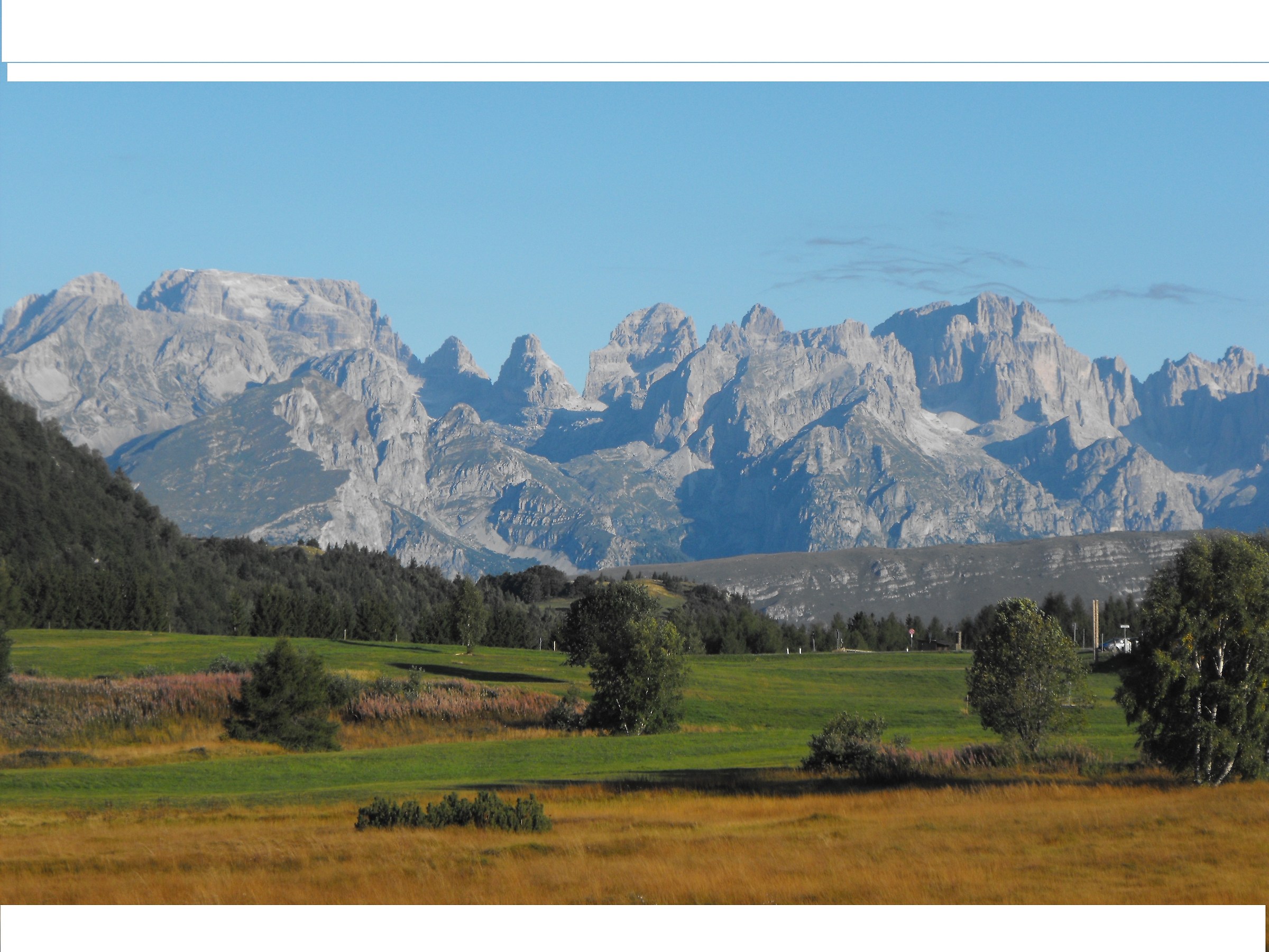 The Brenta seen from Bondone