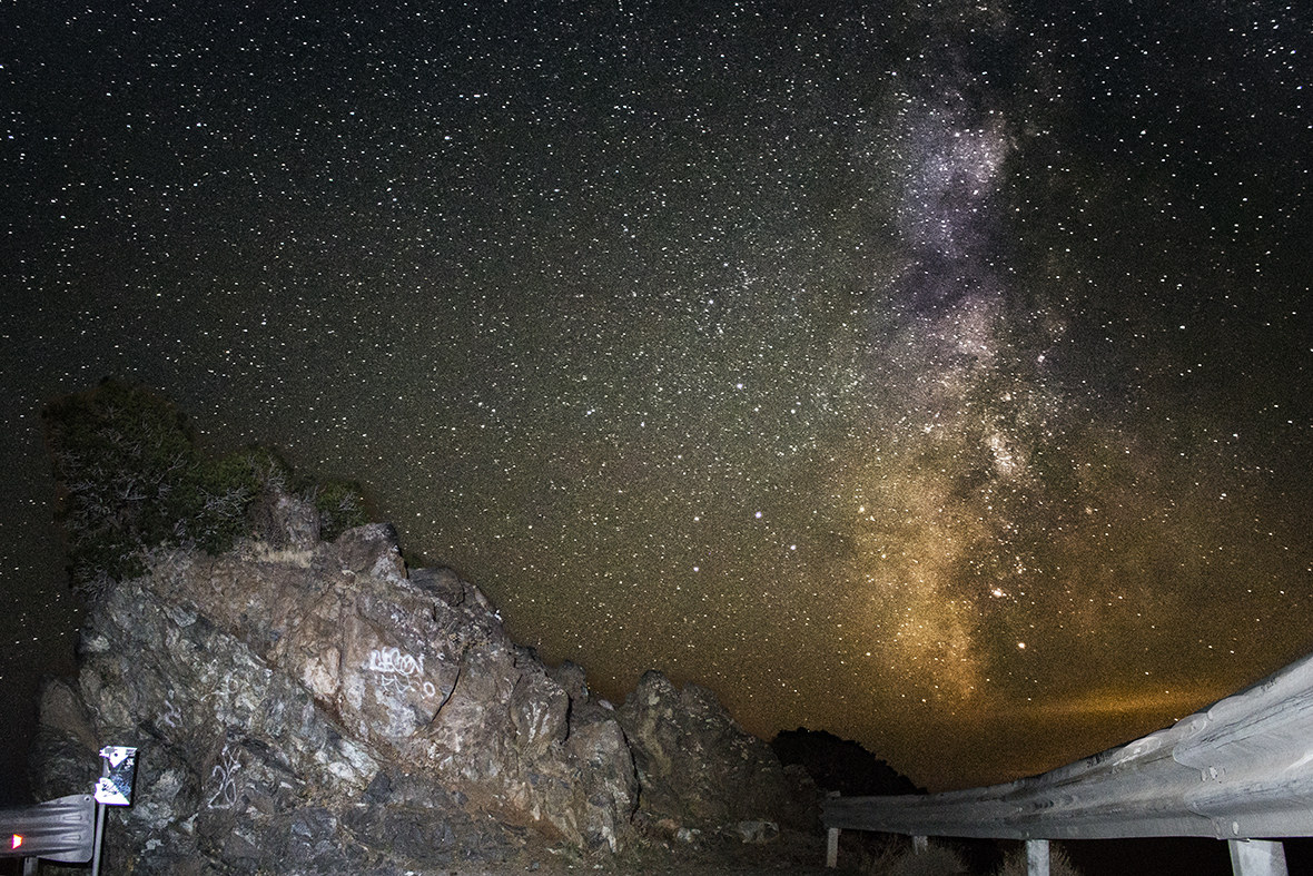 Via lattea dall'isola d'Elba