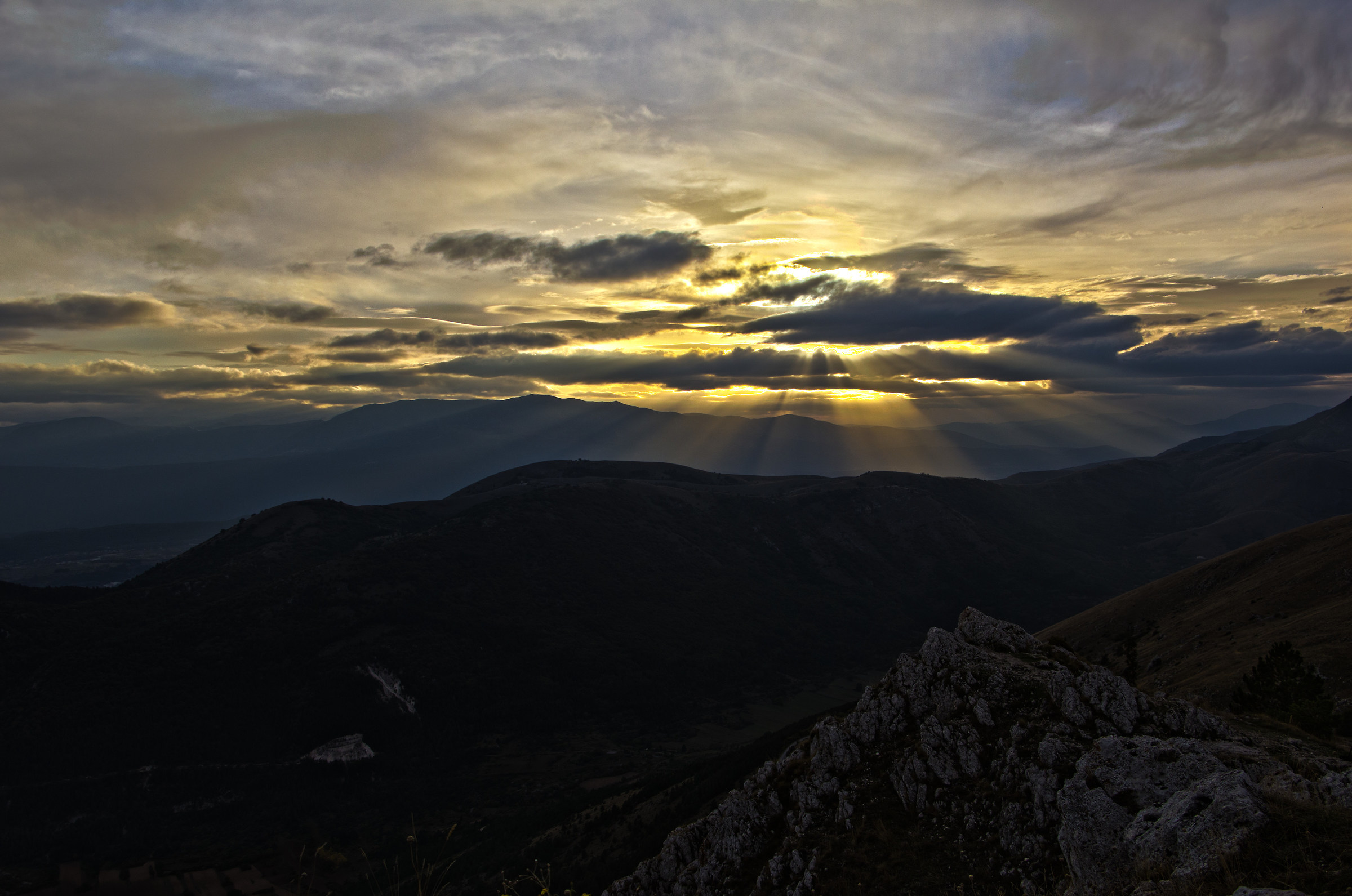 Sunset from Calascio