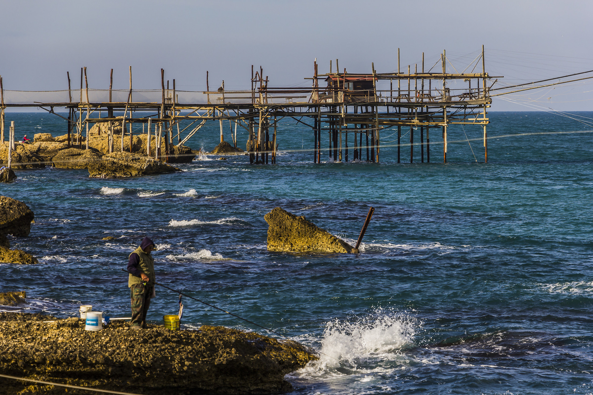 Un pescatore tra i trabocchi