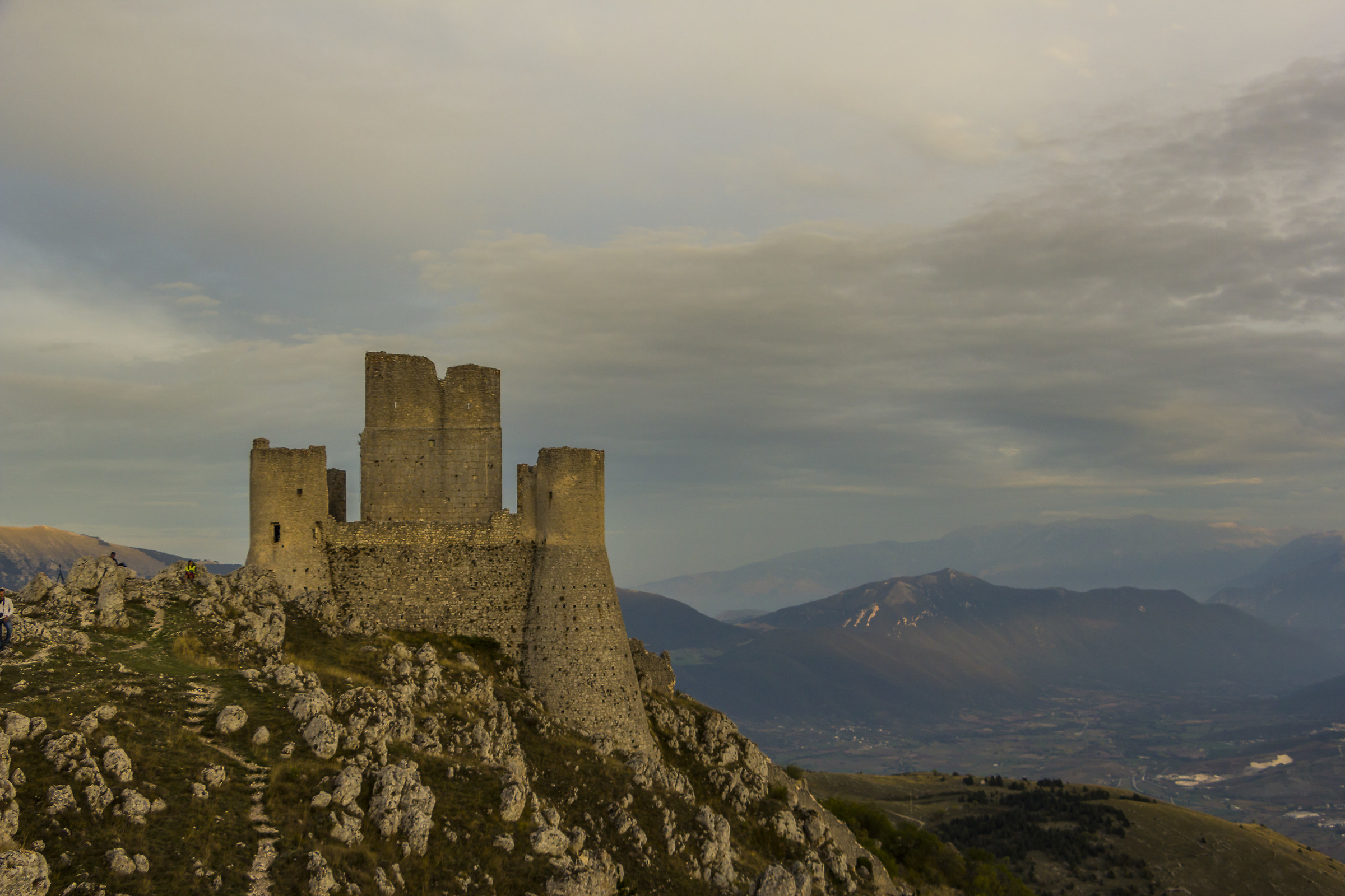 Rocca Calascio al tramonto