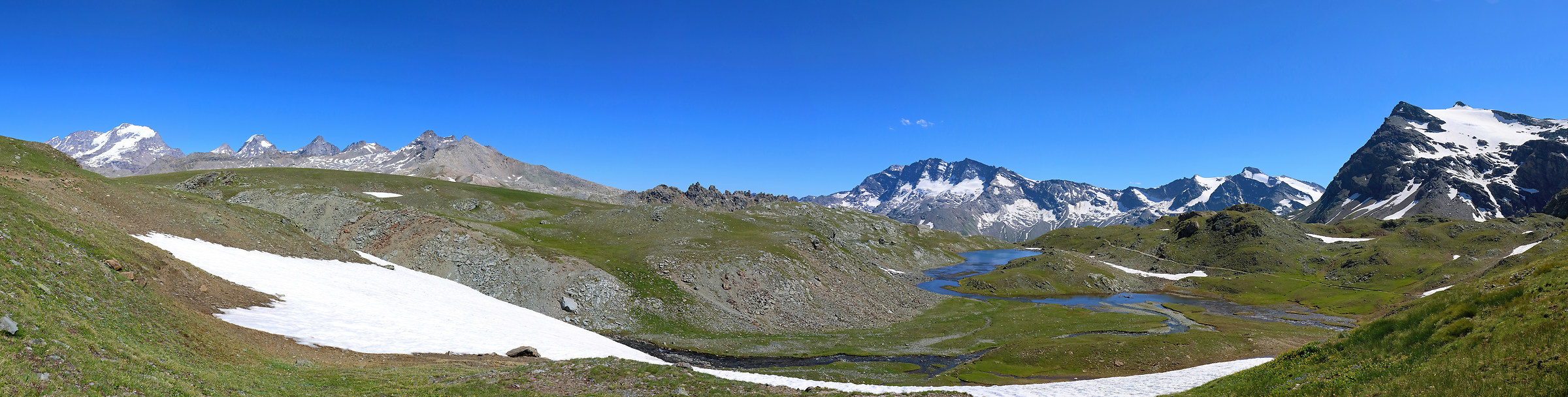 View from the hill Nivolet