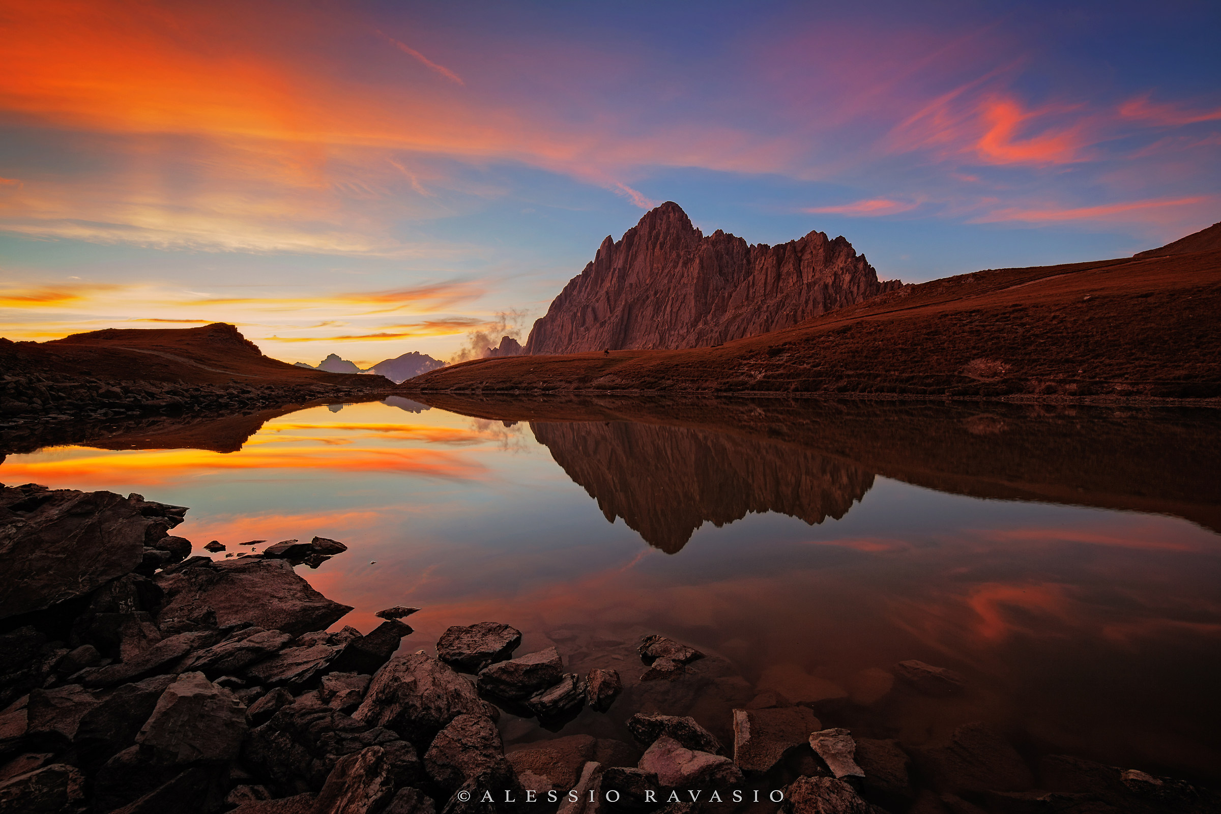 Rocca la Meja on sunset