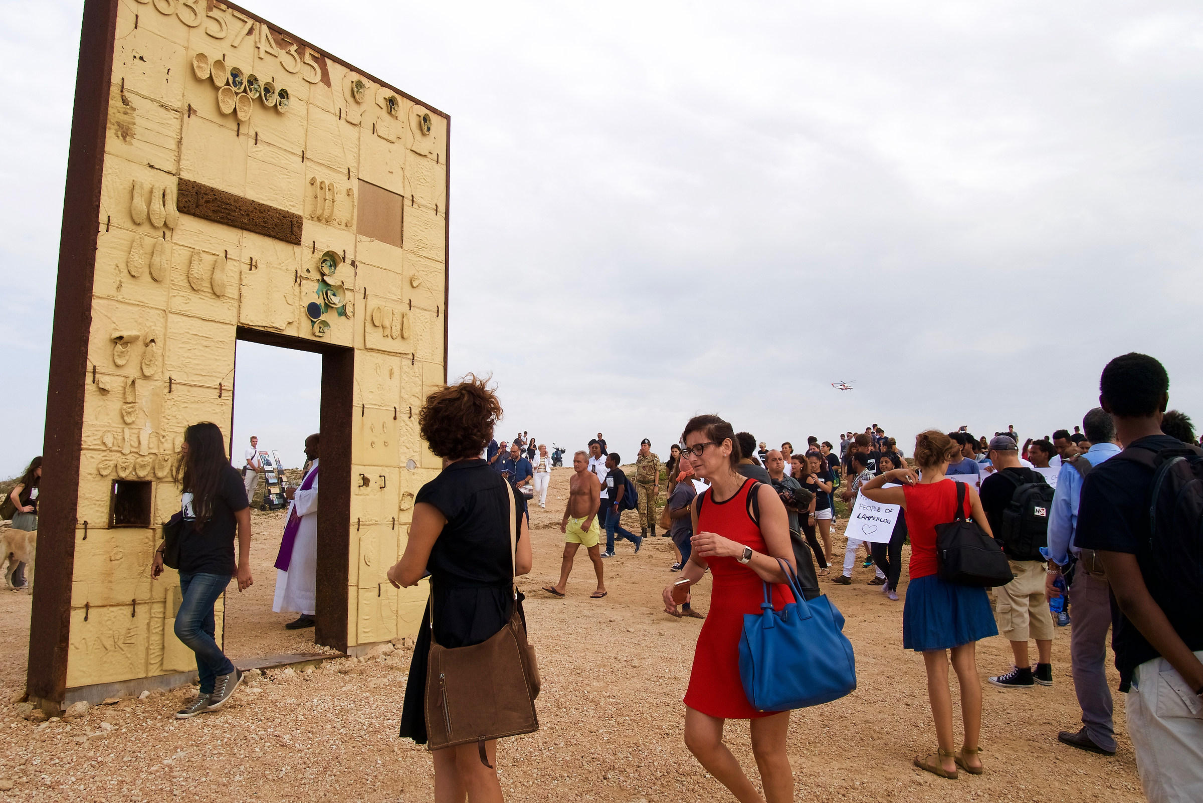 la Porta d'Europa di Mimmo Palladino