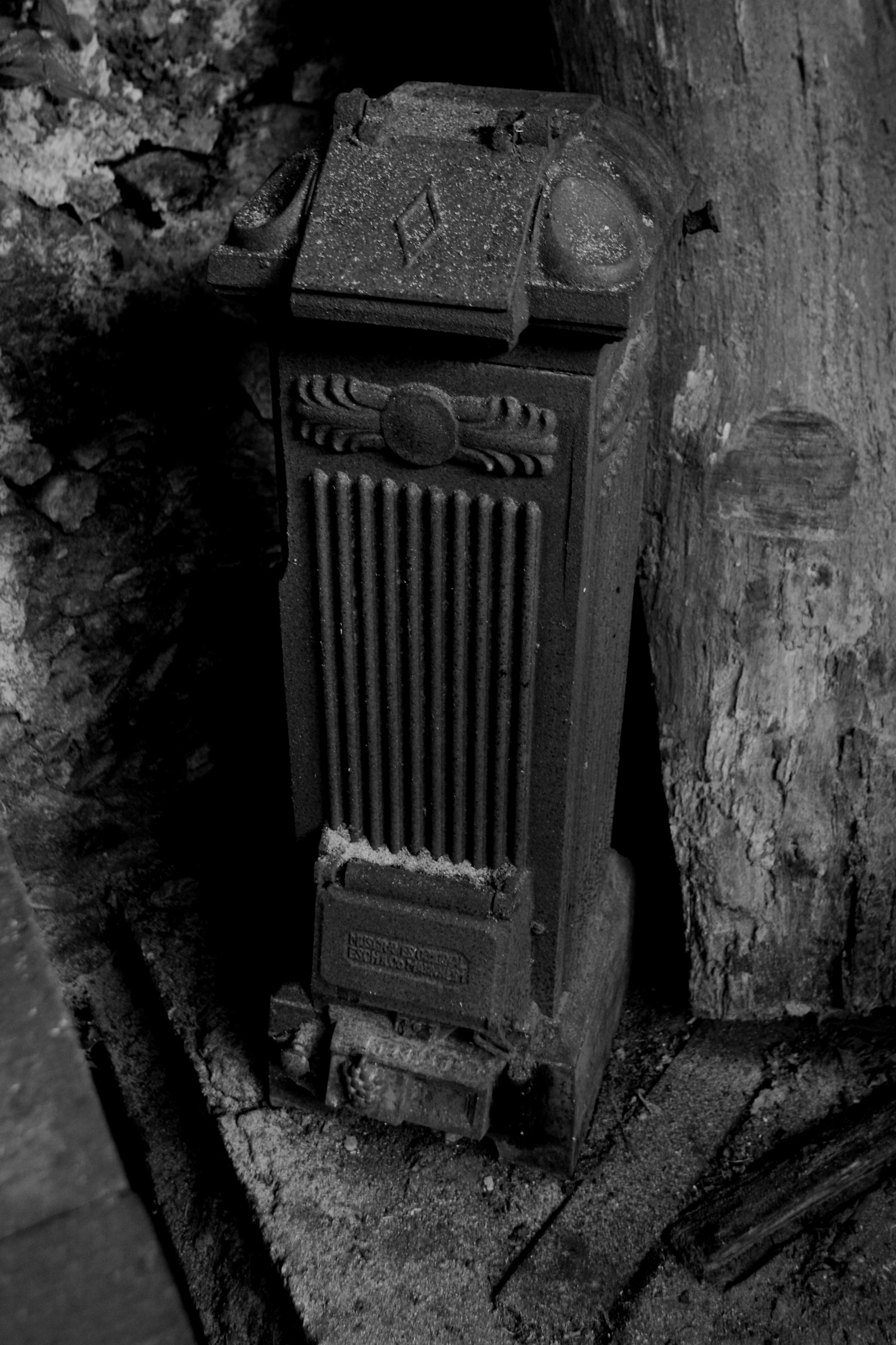 old coal stove