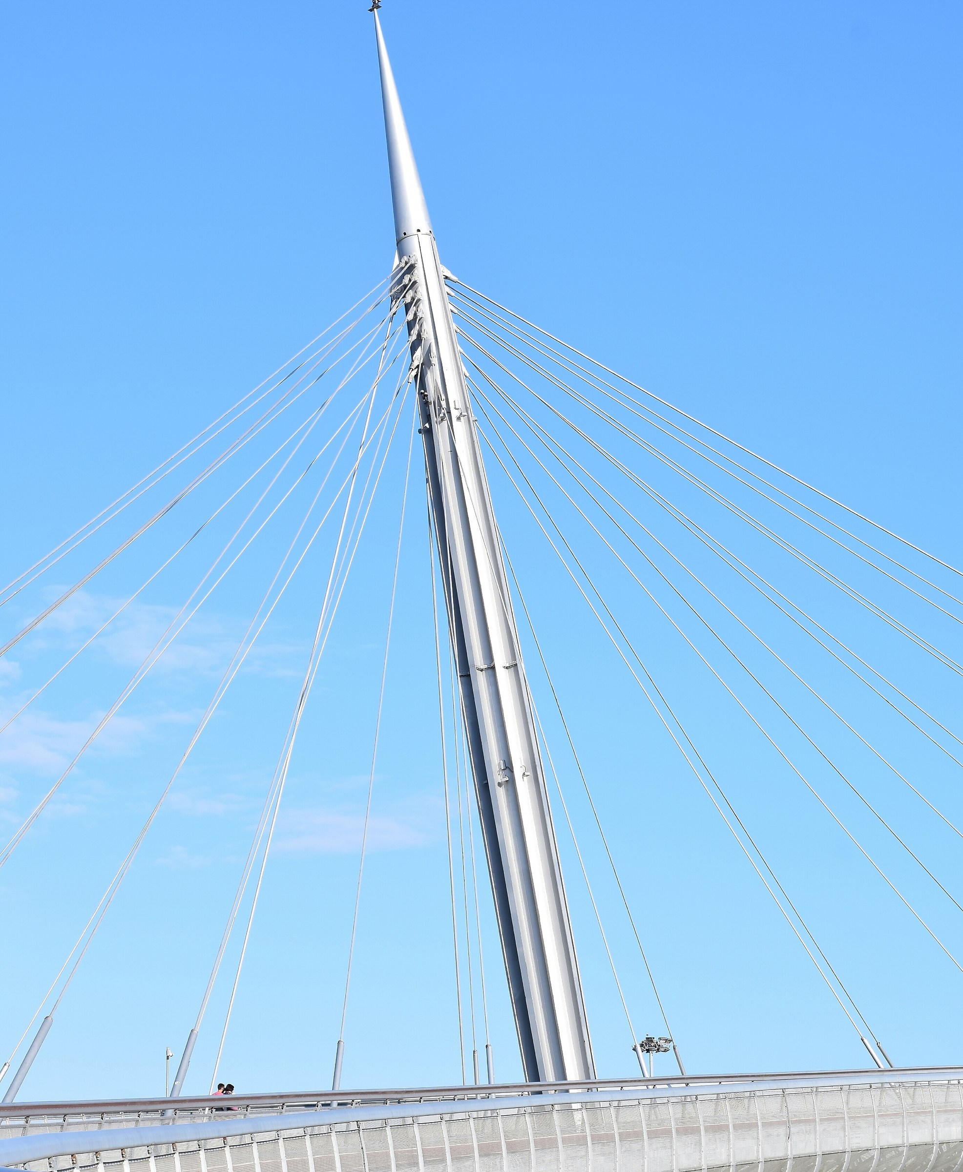 Bridge over the sea Pescara