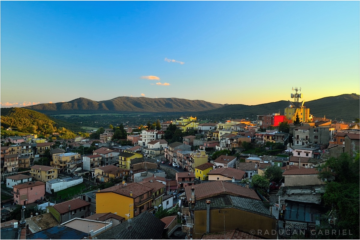 Rocca Priora verso tramonto