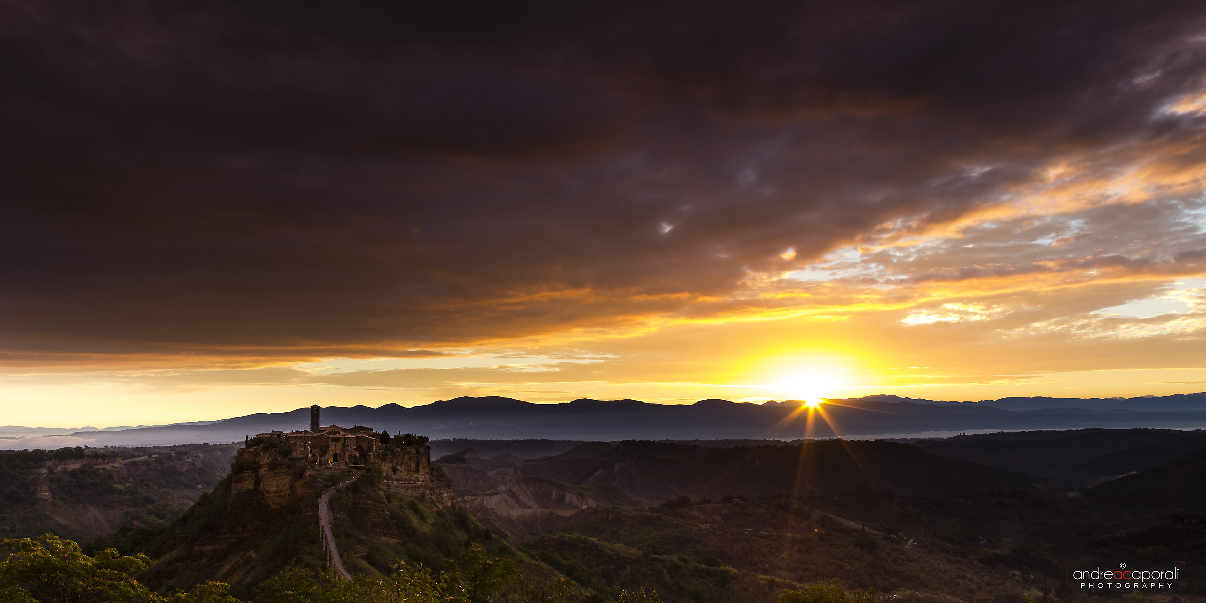 Alba a Civita di Bagnoregio