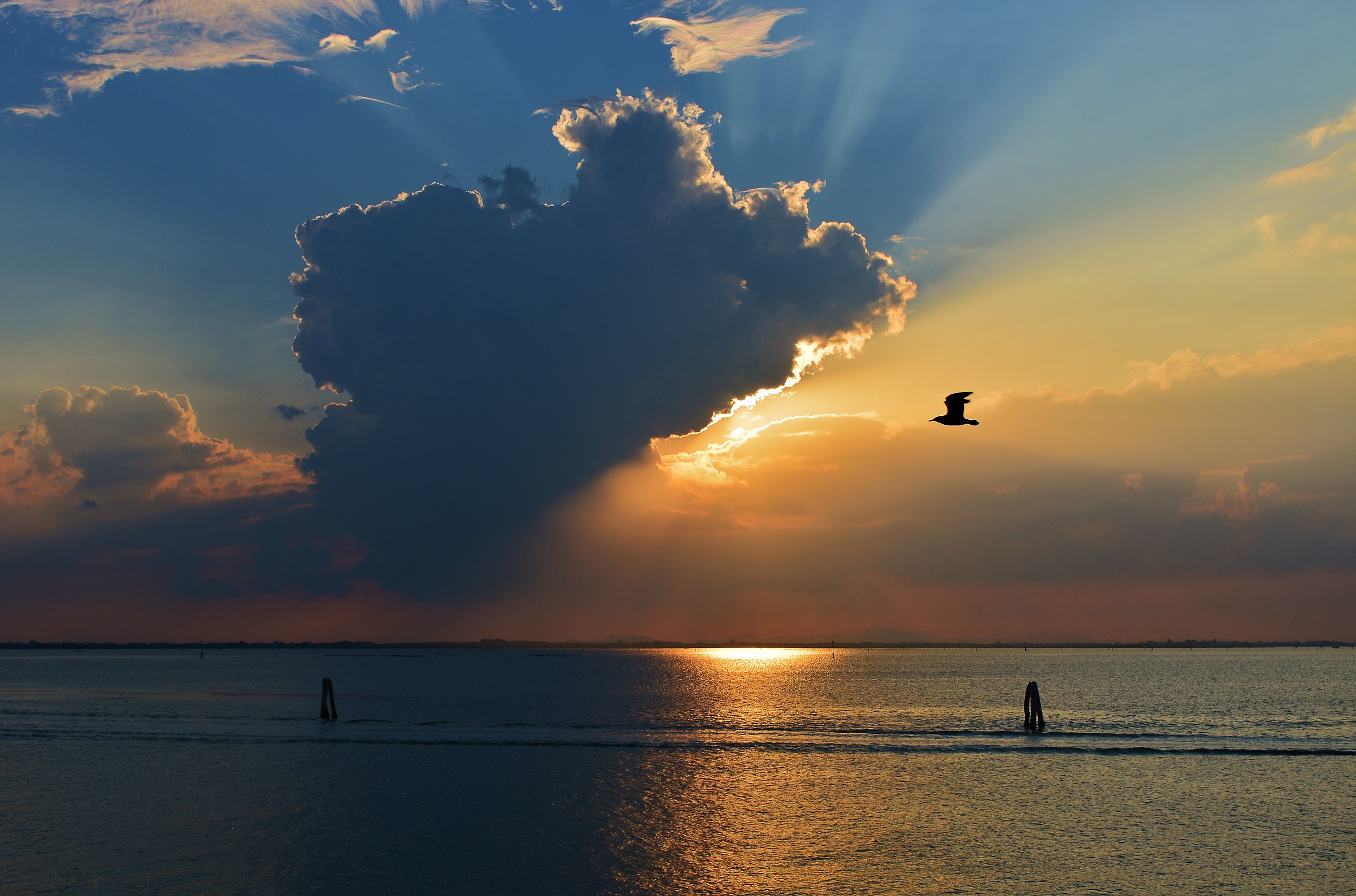 sunset from Chioggia
