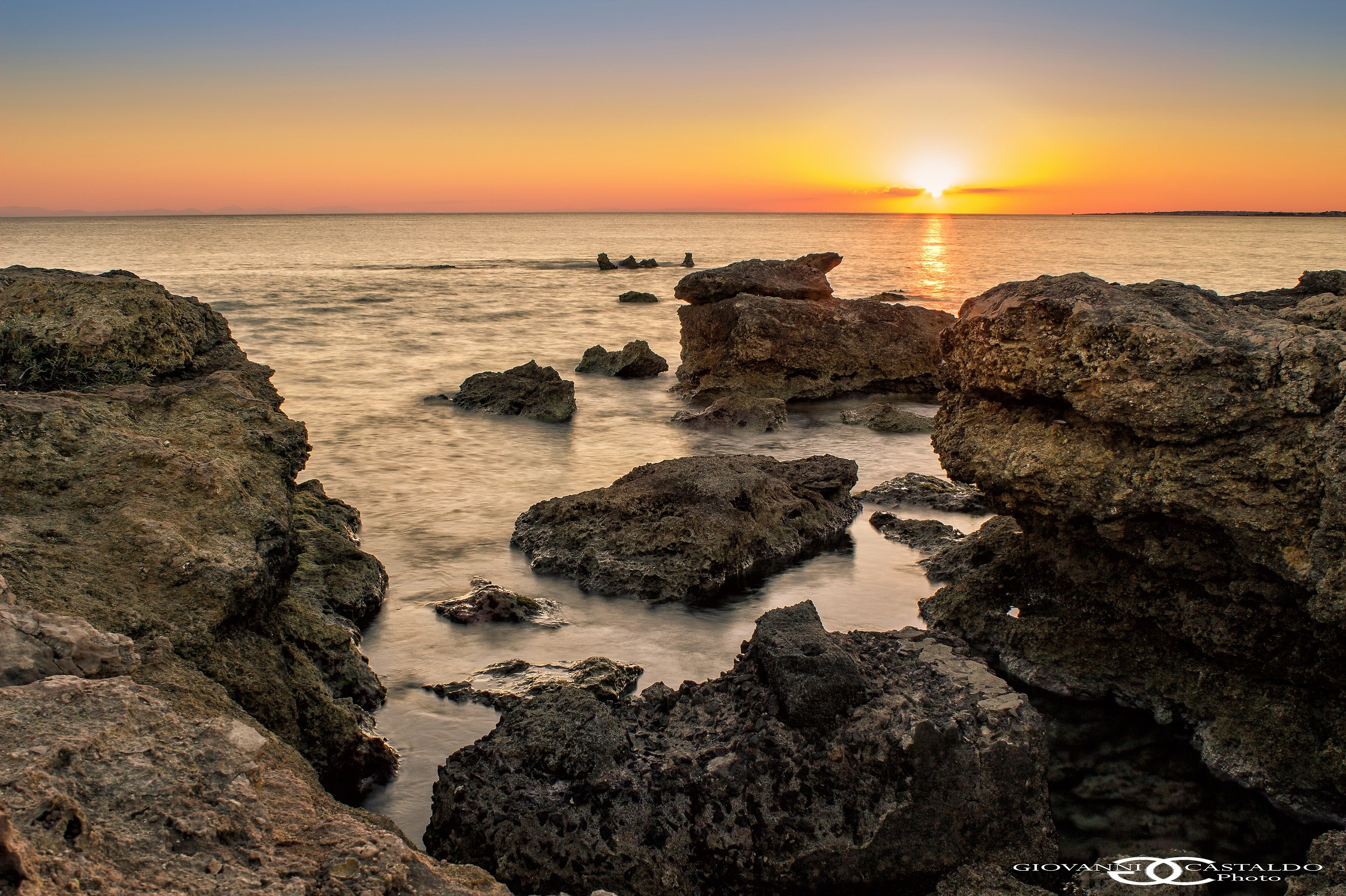 sunset over the Ionian Sea