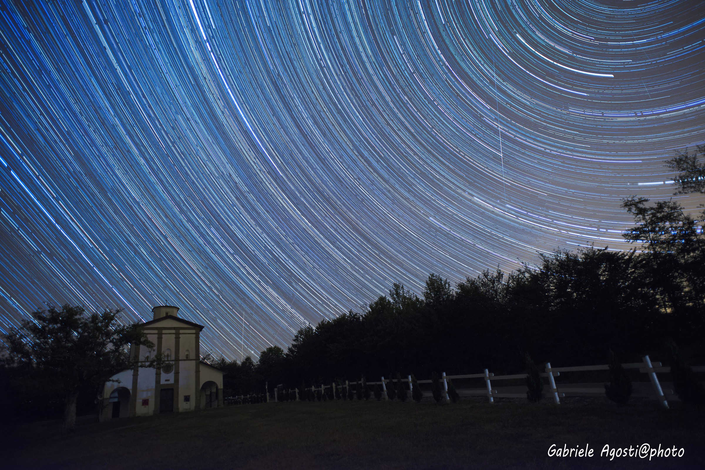 Startrail Santa Franca