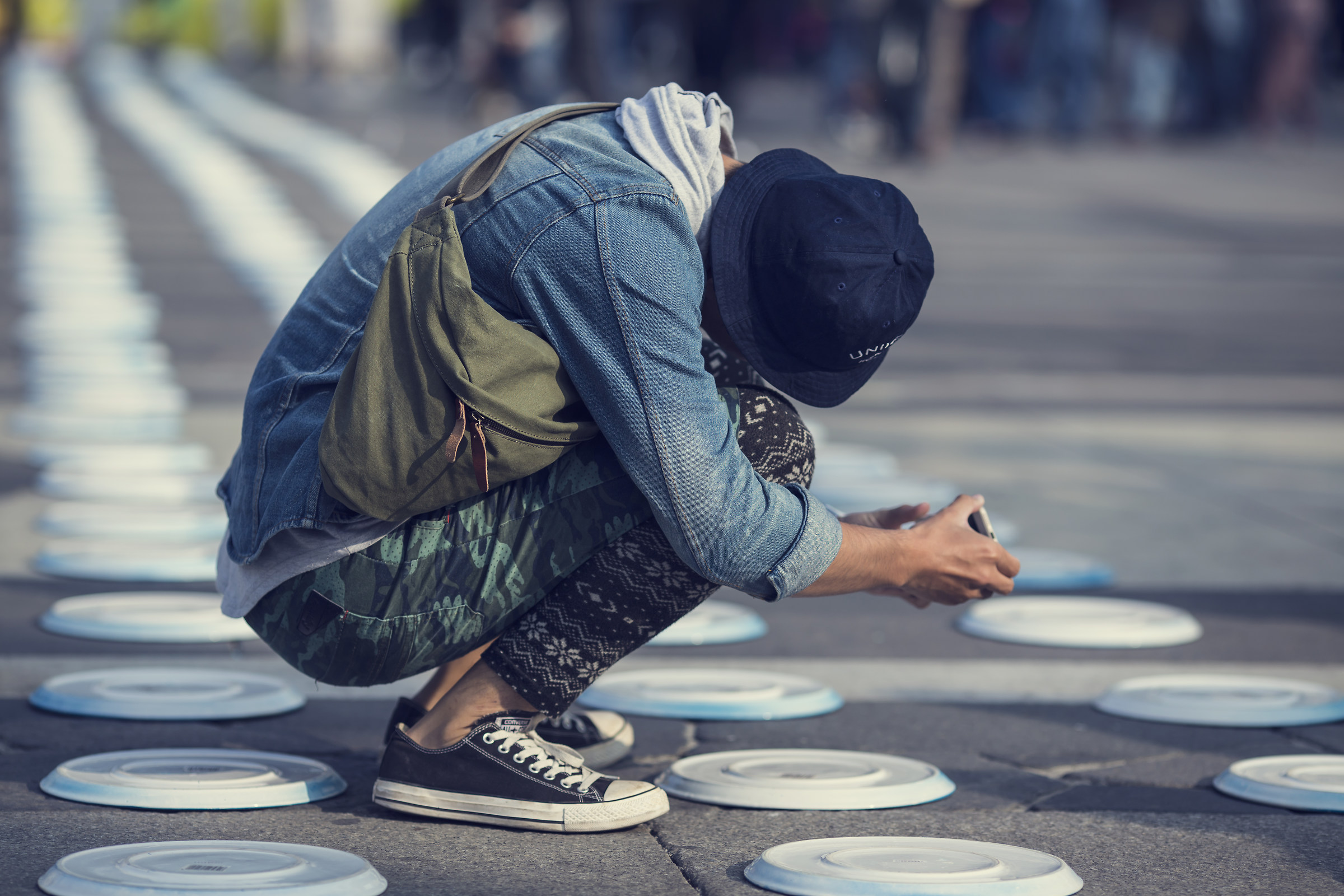 Tourist way to shoot