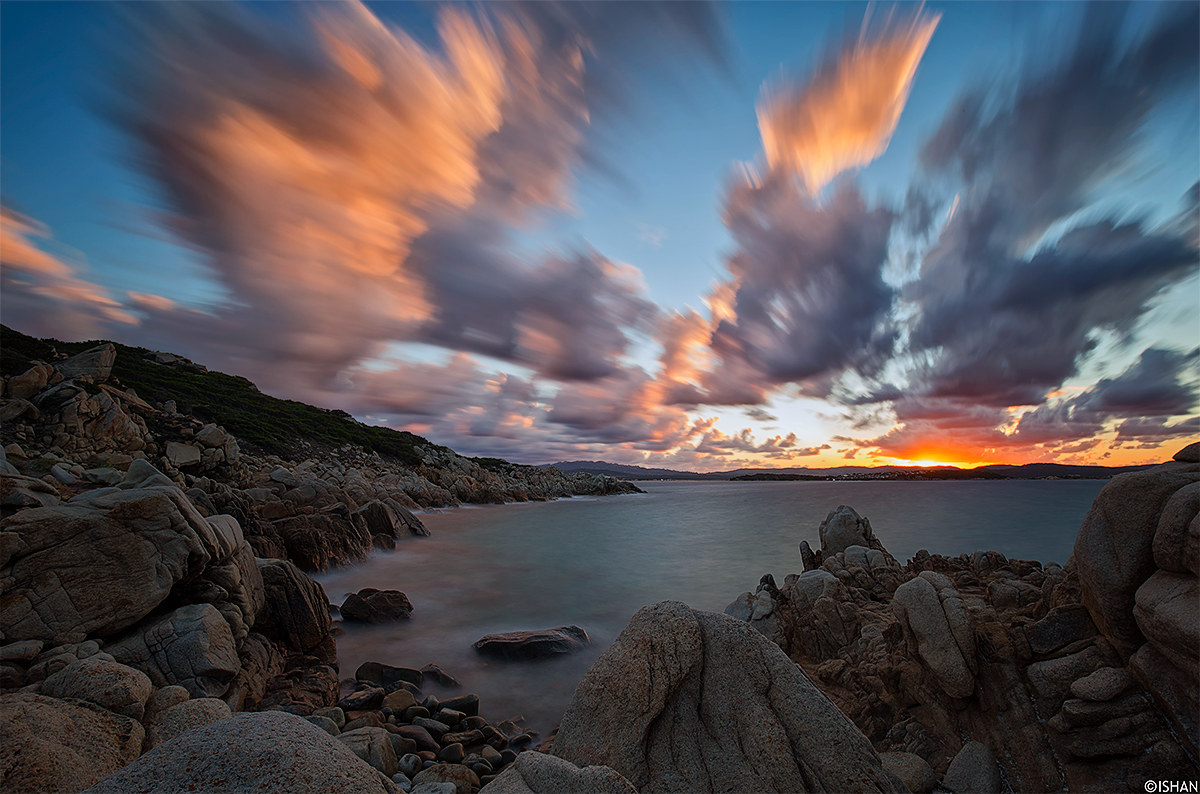 Tramonto a porto pollo