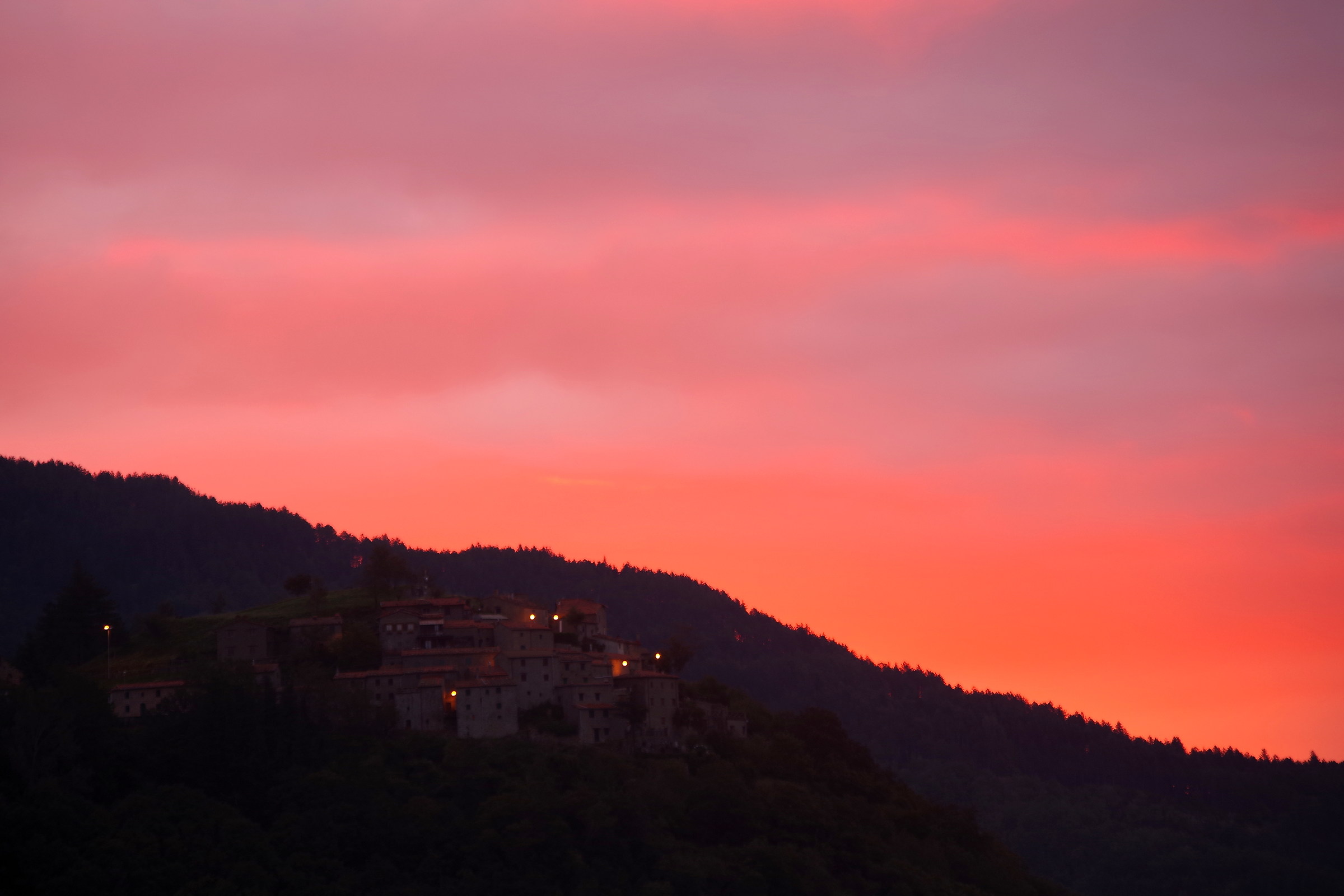 First lights on Lanciolina