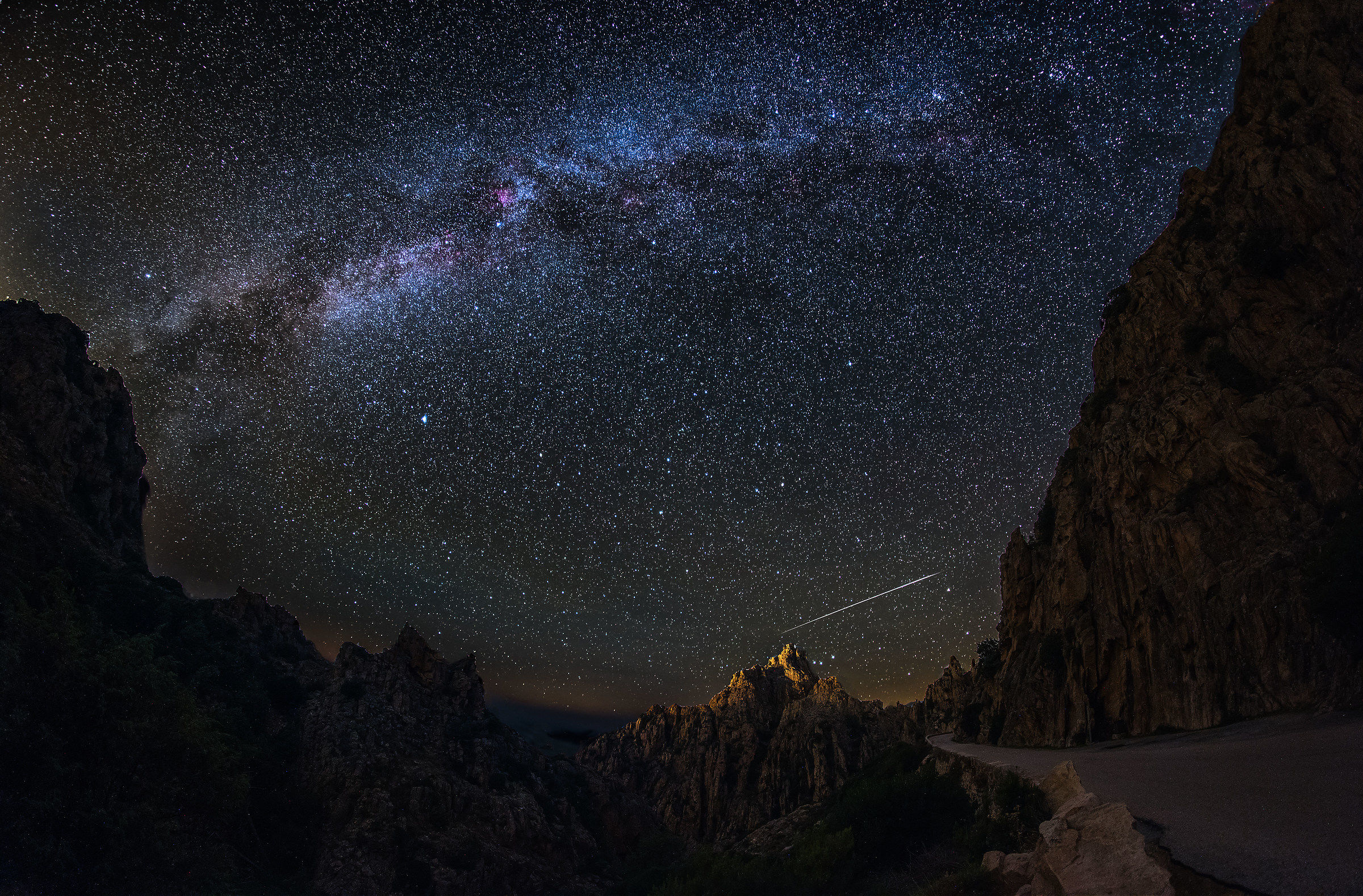 magie di luce, Corsica centrale