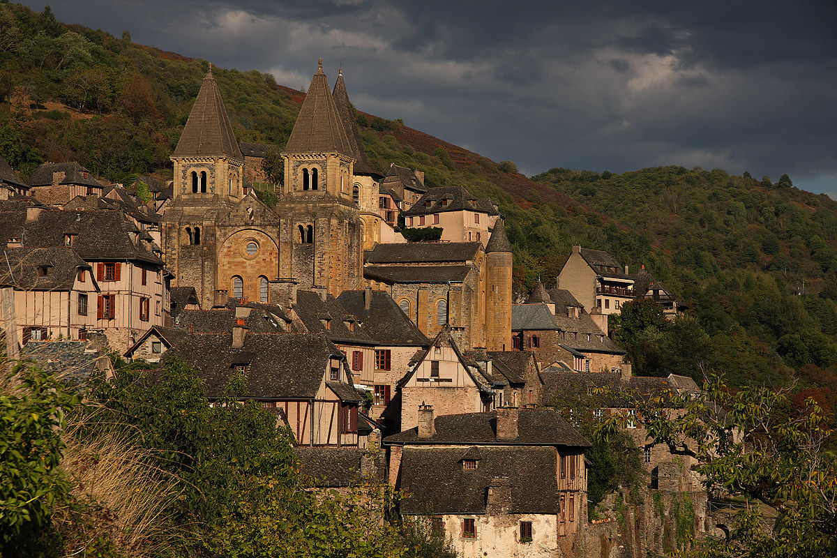 Tramonto su Conques