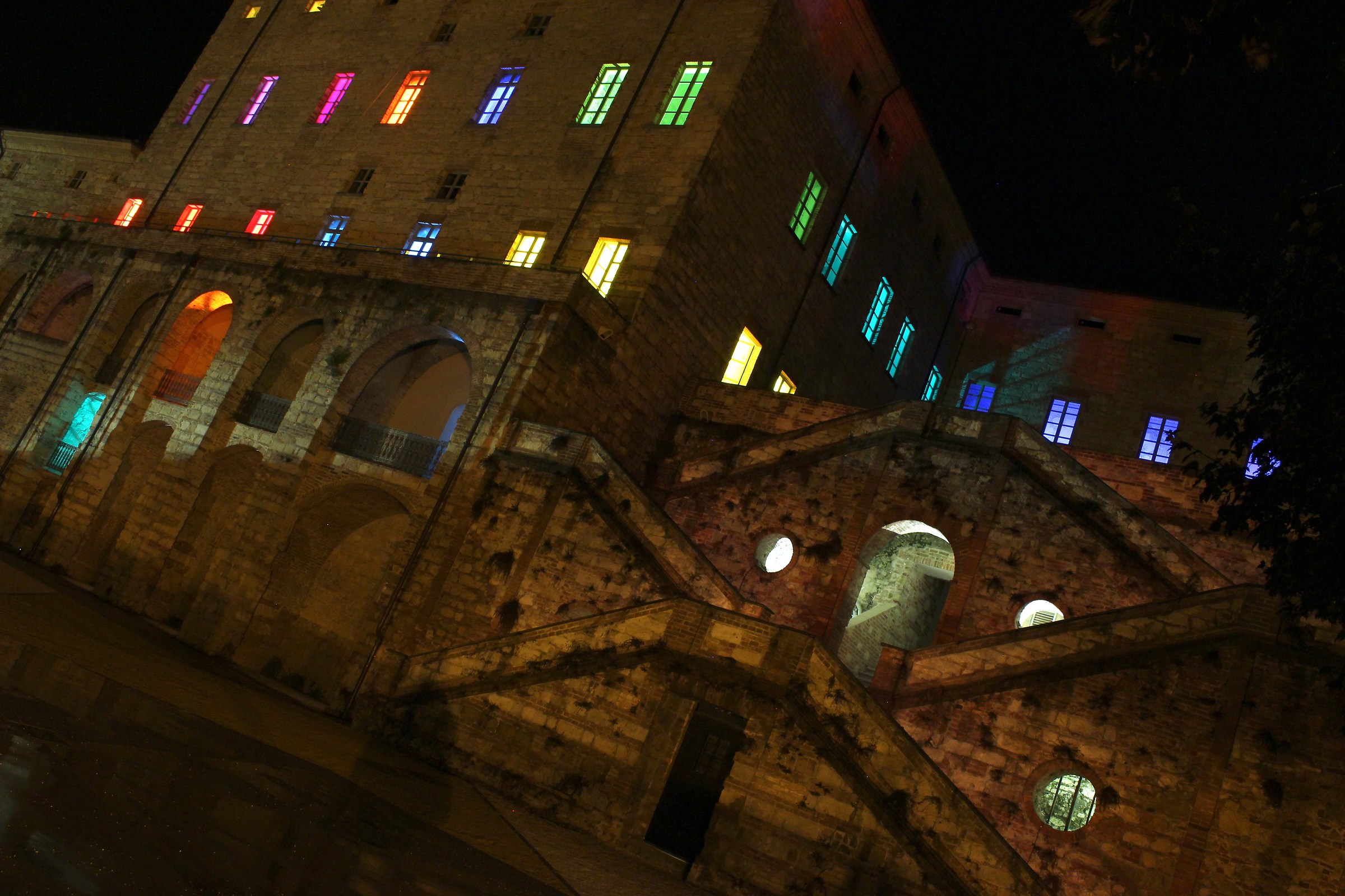 Vignale Monferrato Festival, Palazzo Callori by Night